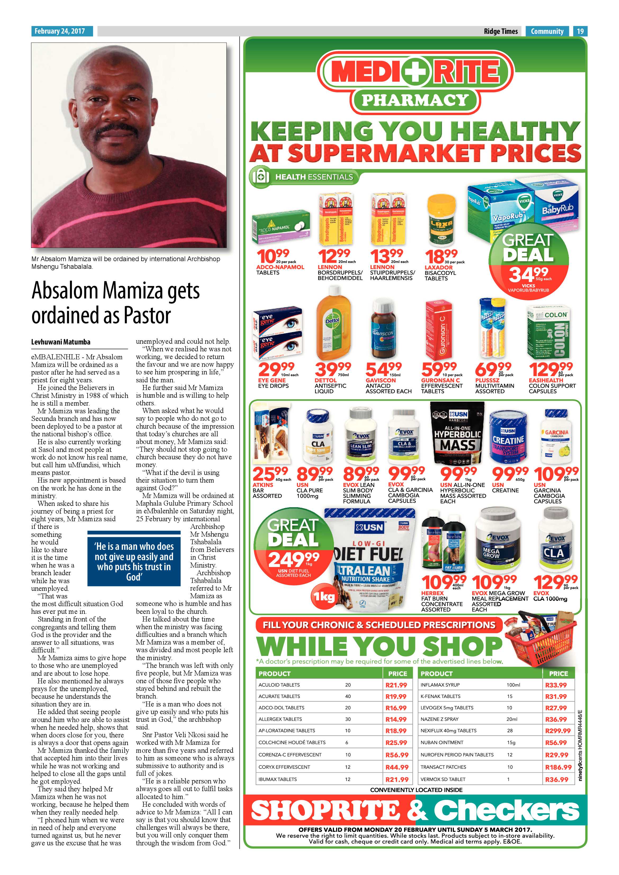 Ridge Times, 24 February 2017 page 19