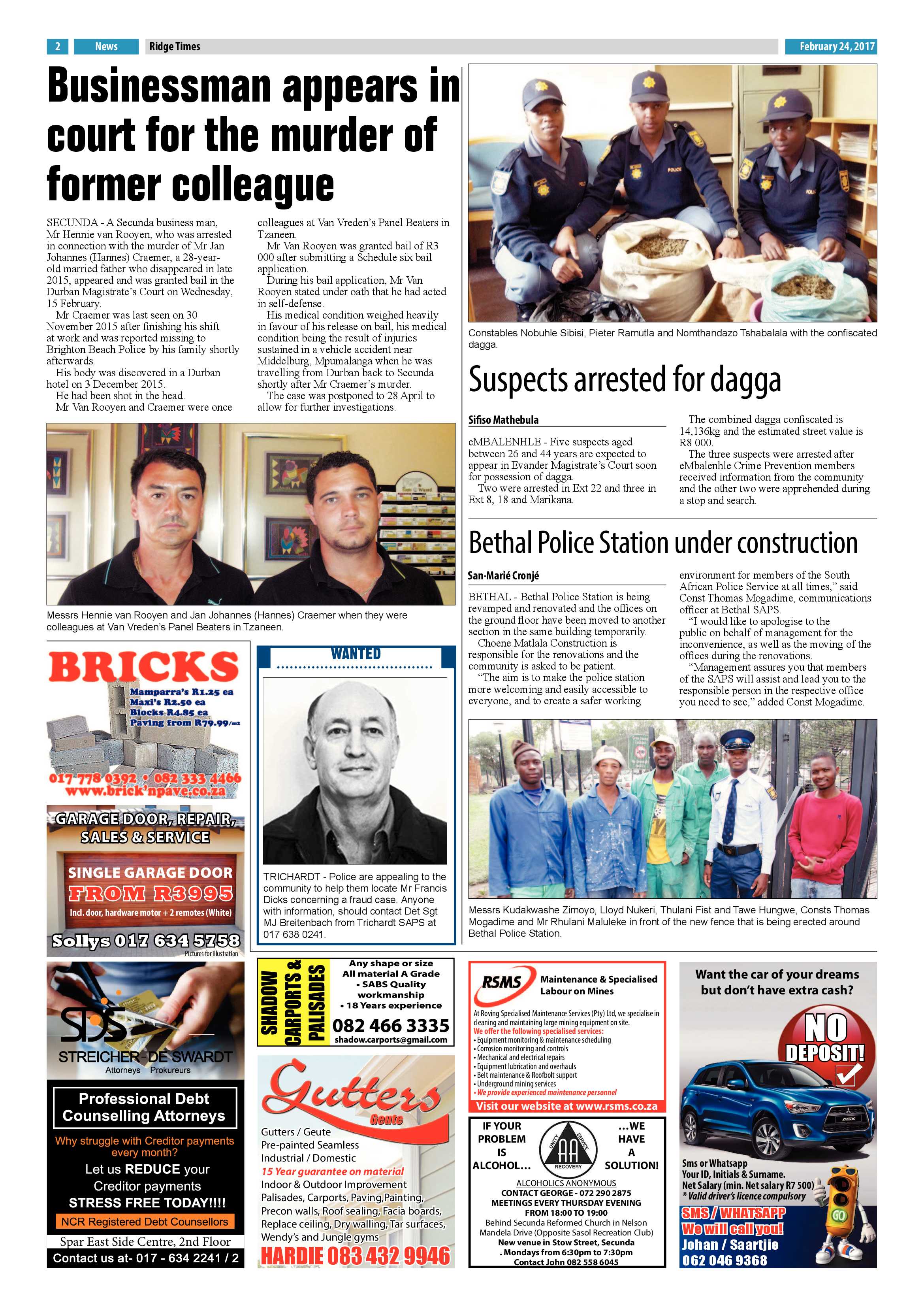 Ridge Times, 24 February 2017 page 2
