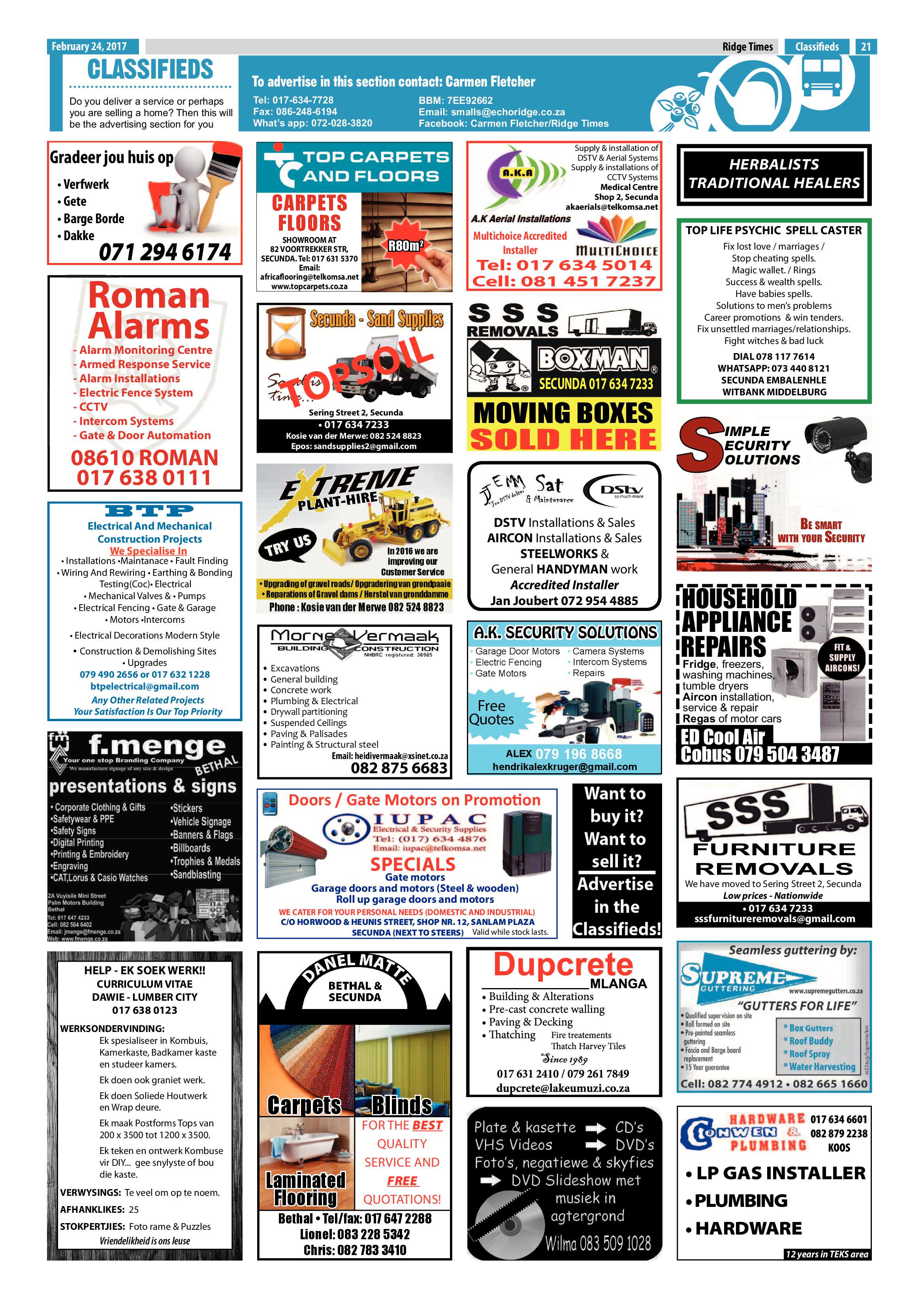 Ridge Times, 24 February 2017 page 21