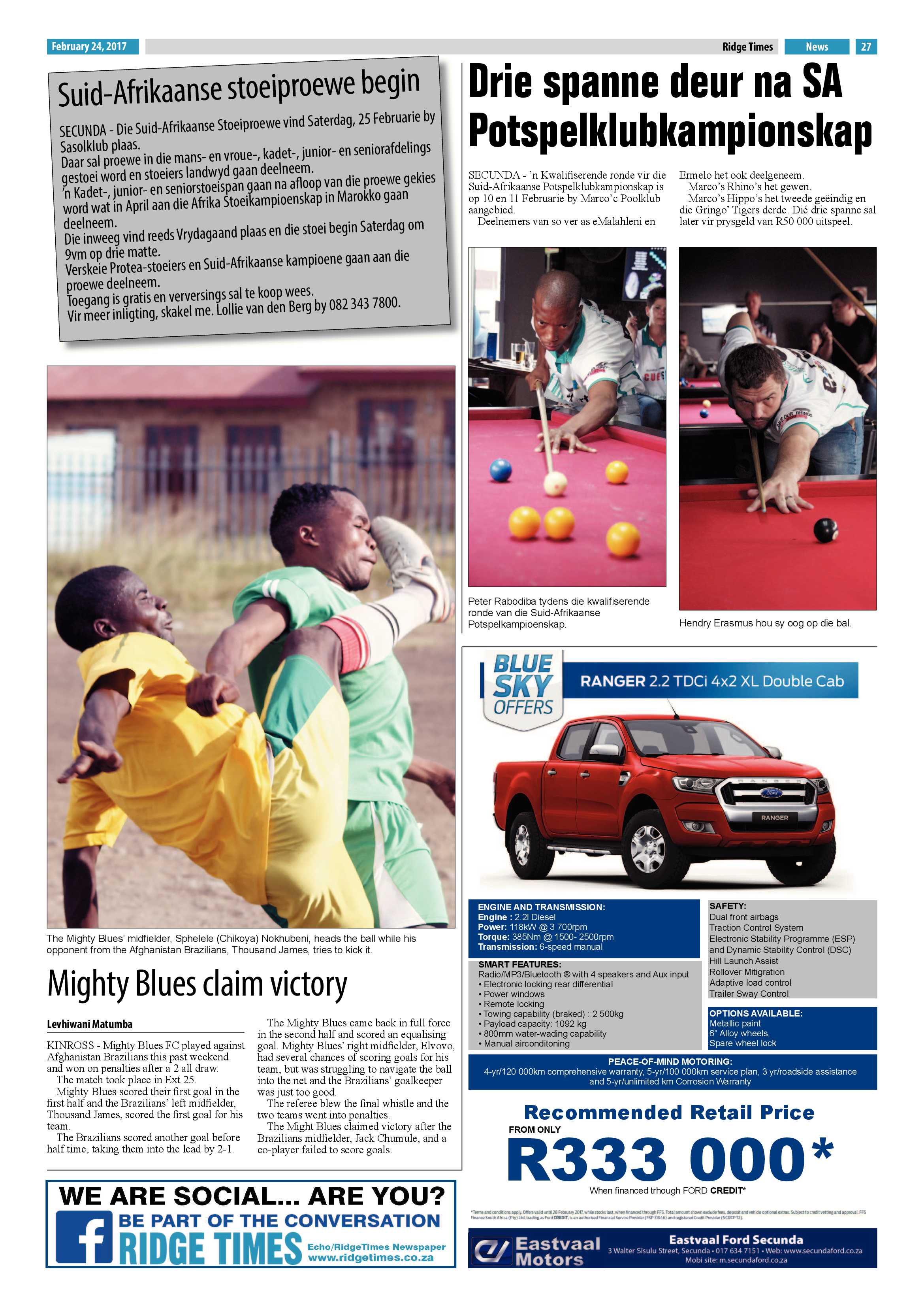 Ridge Times, 24 February 2017 page 27