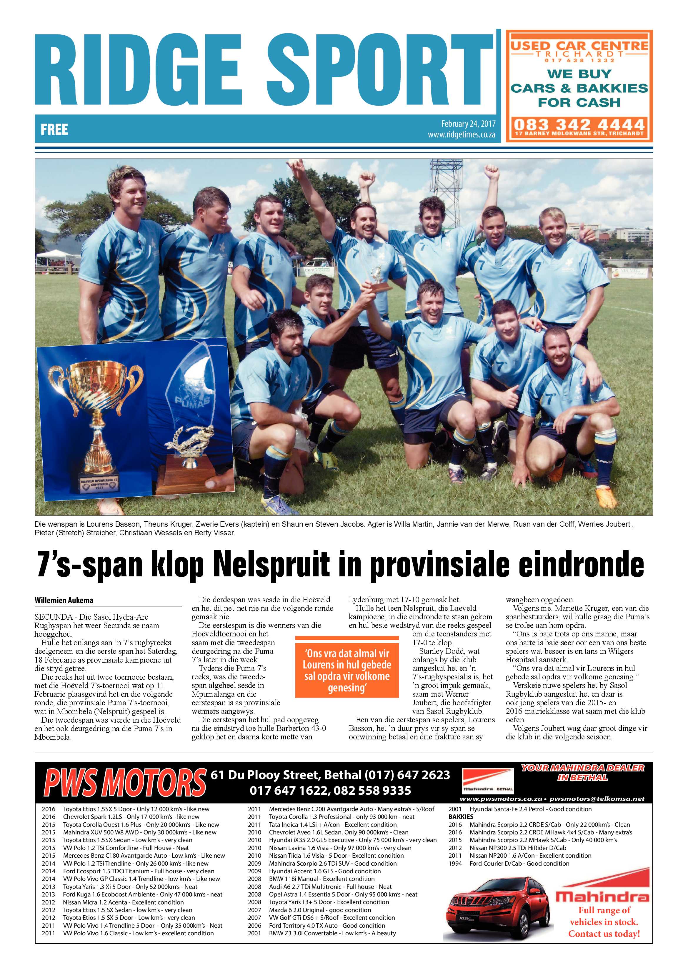 Ridge Times, 24 February 2017 page 28