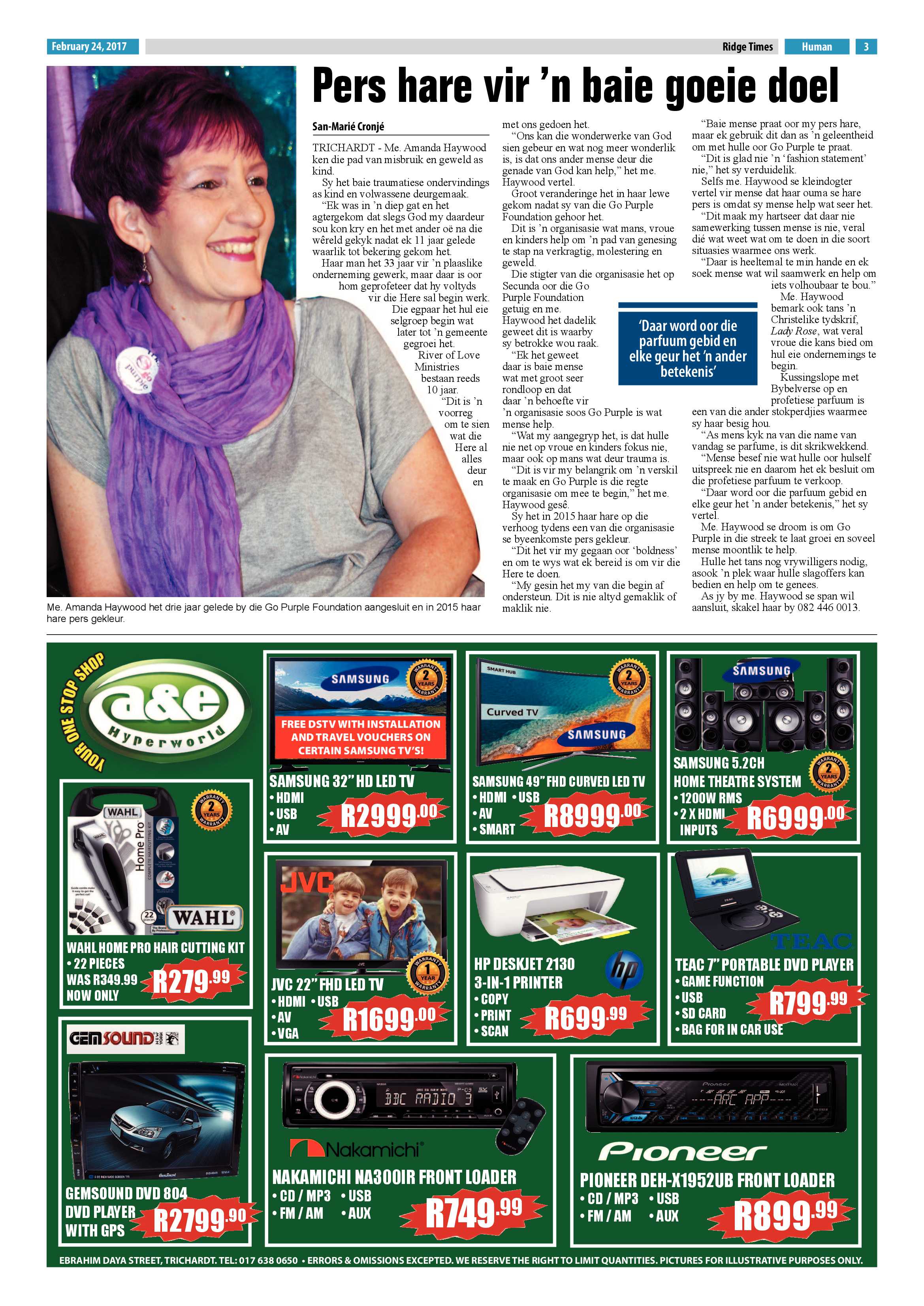 Ridge Times, 24 February 2017 page 3