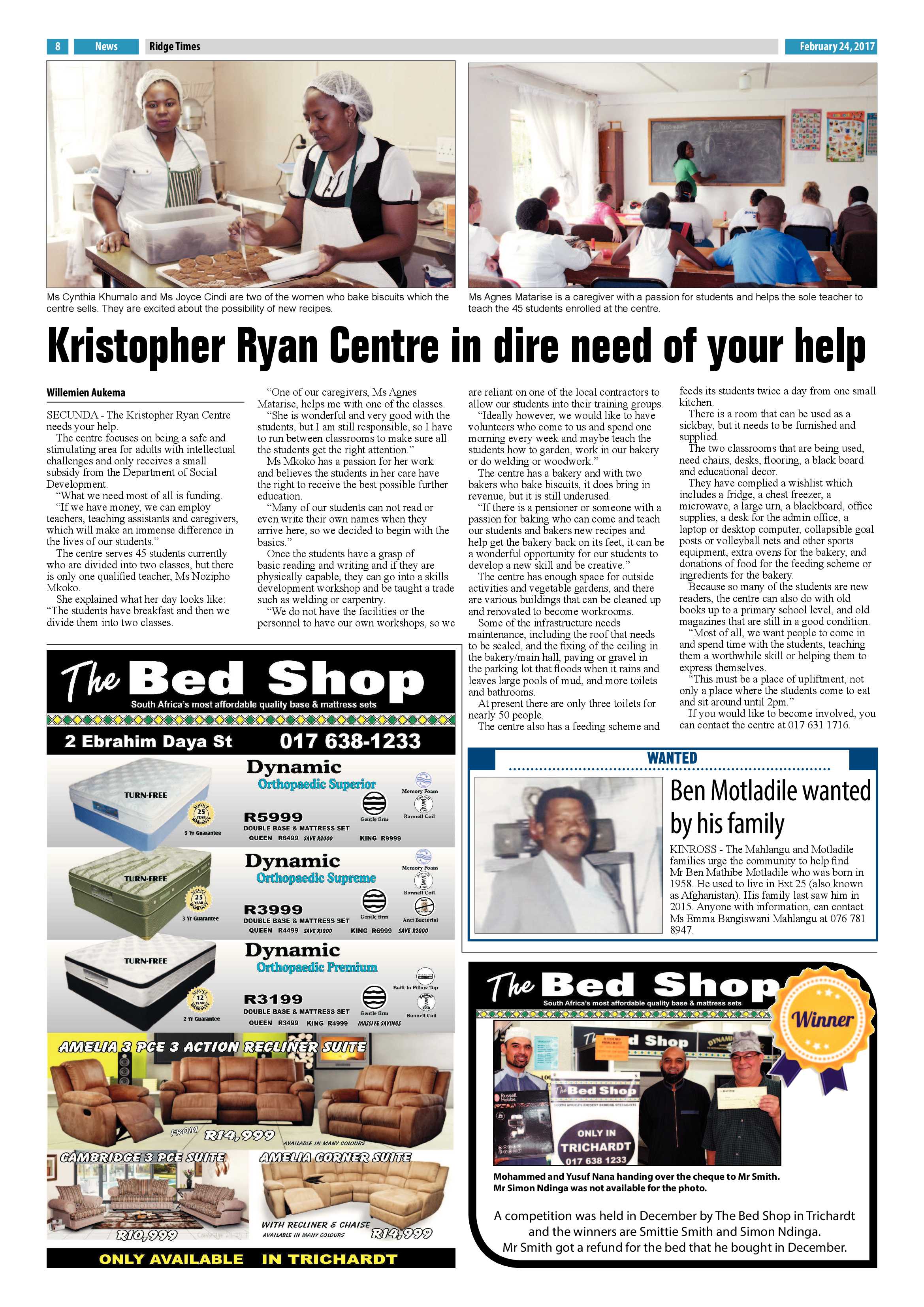 Ridge Times, 24 February 2017 page 8
