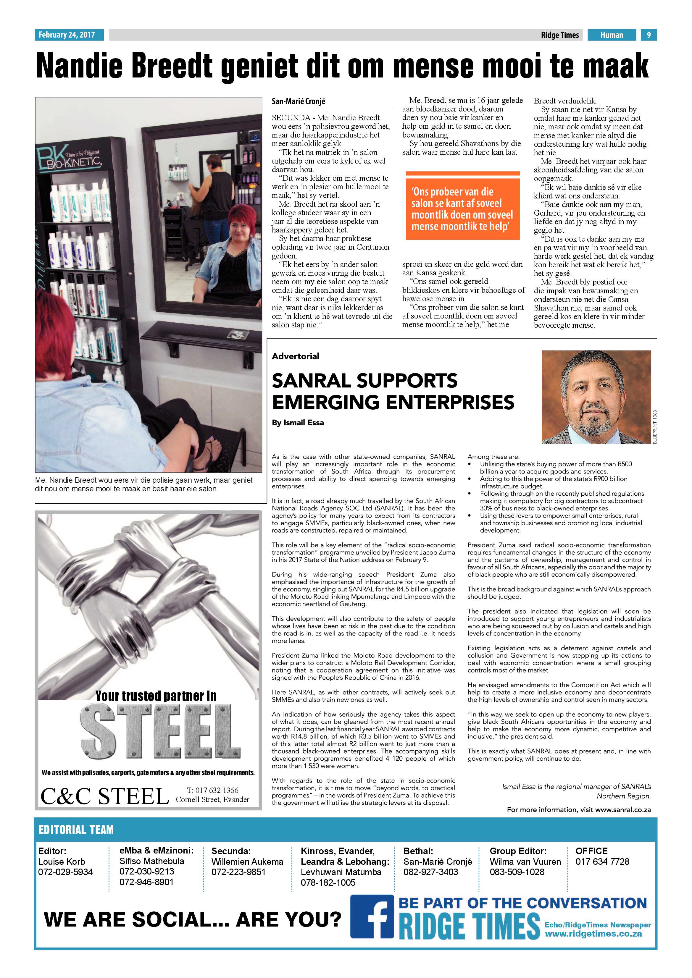 Ridge Times, 24 February 2017 page 9