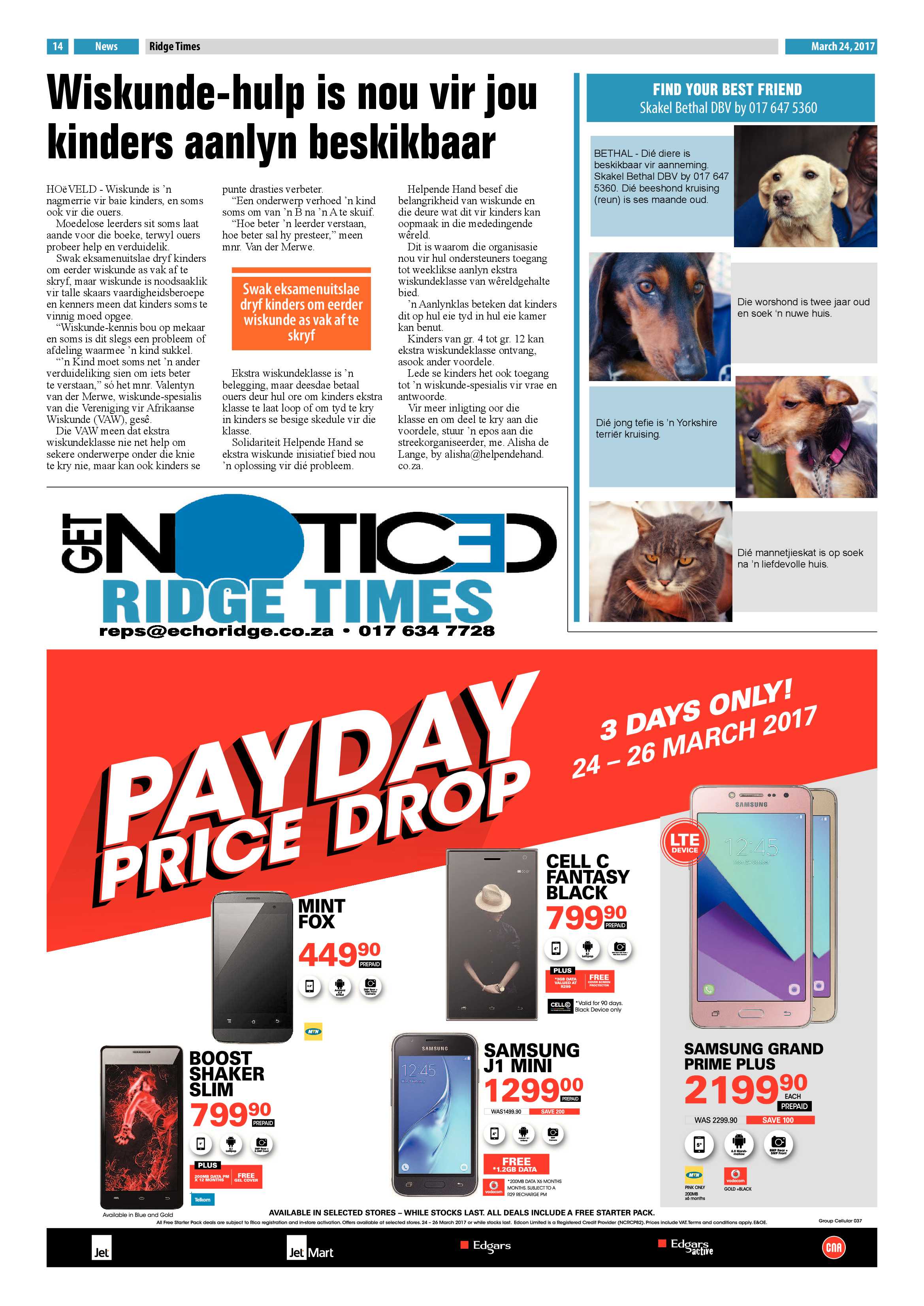Ridge Times, 24 March 2017 page 14