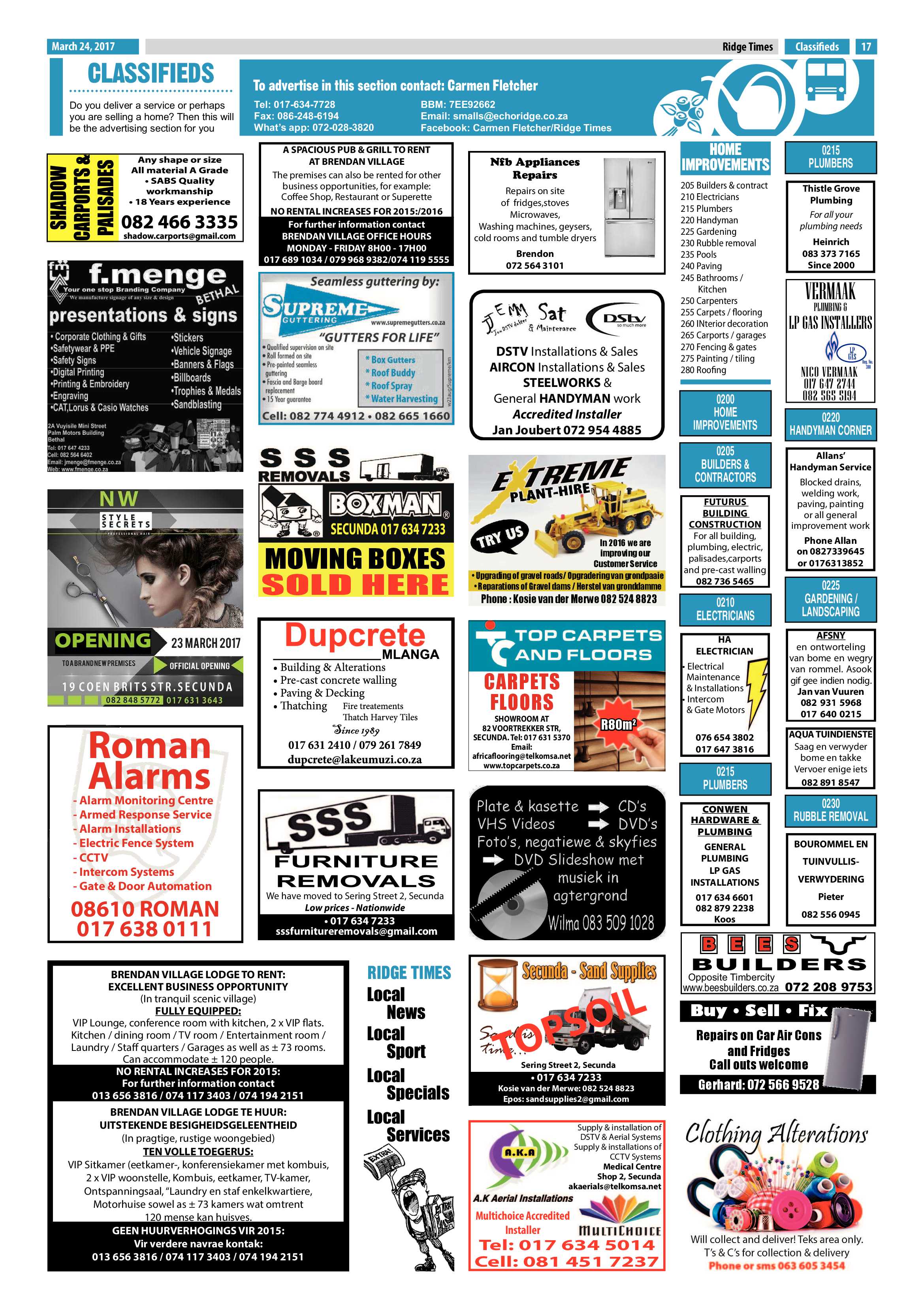 Ridge Times, 24 March 2017 page 17