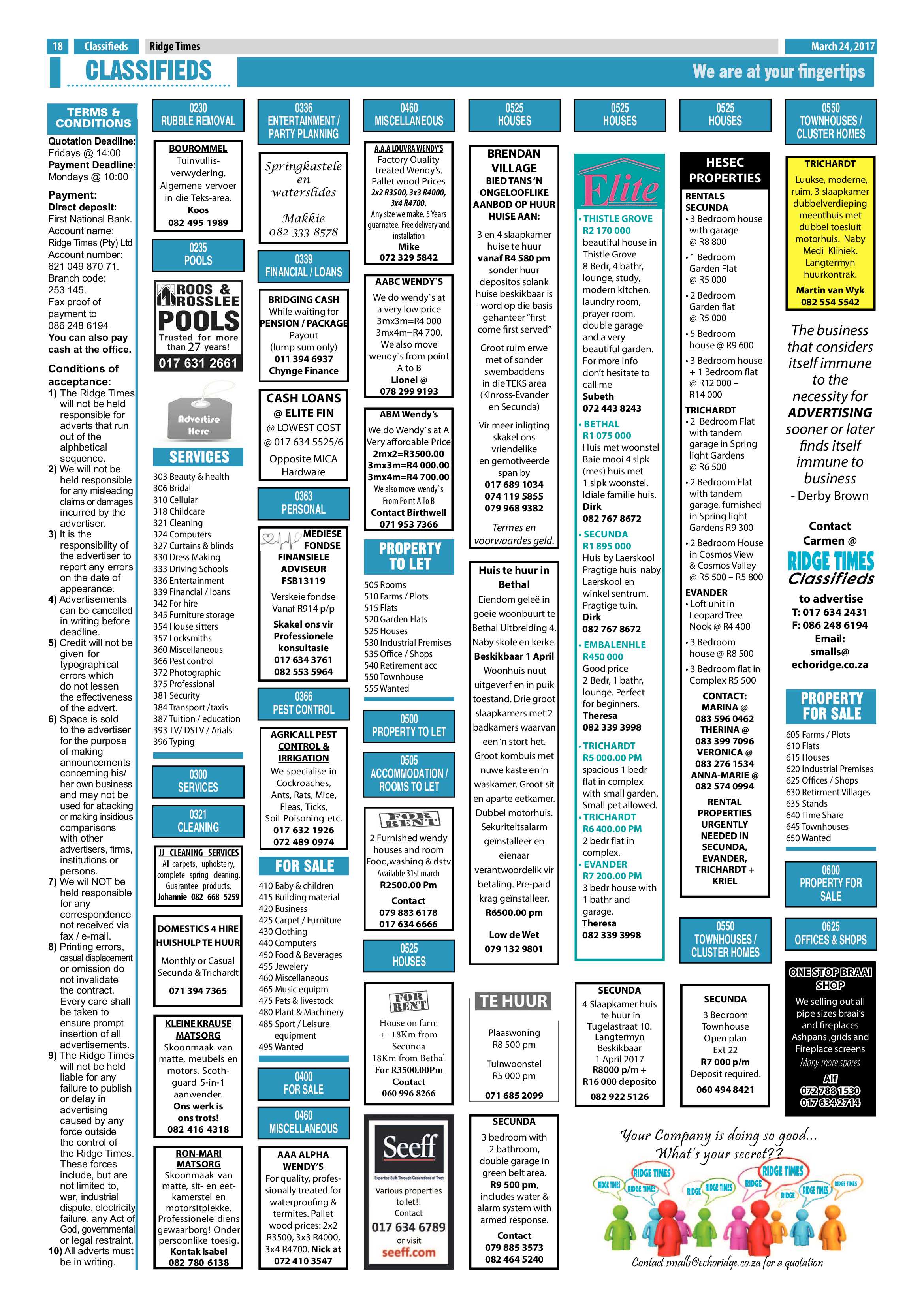 Ridge Times, 24 March 2017 page 18