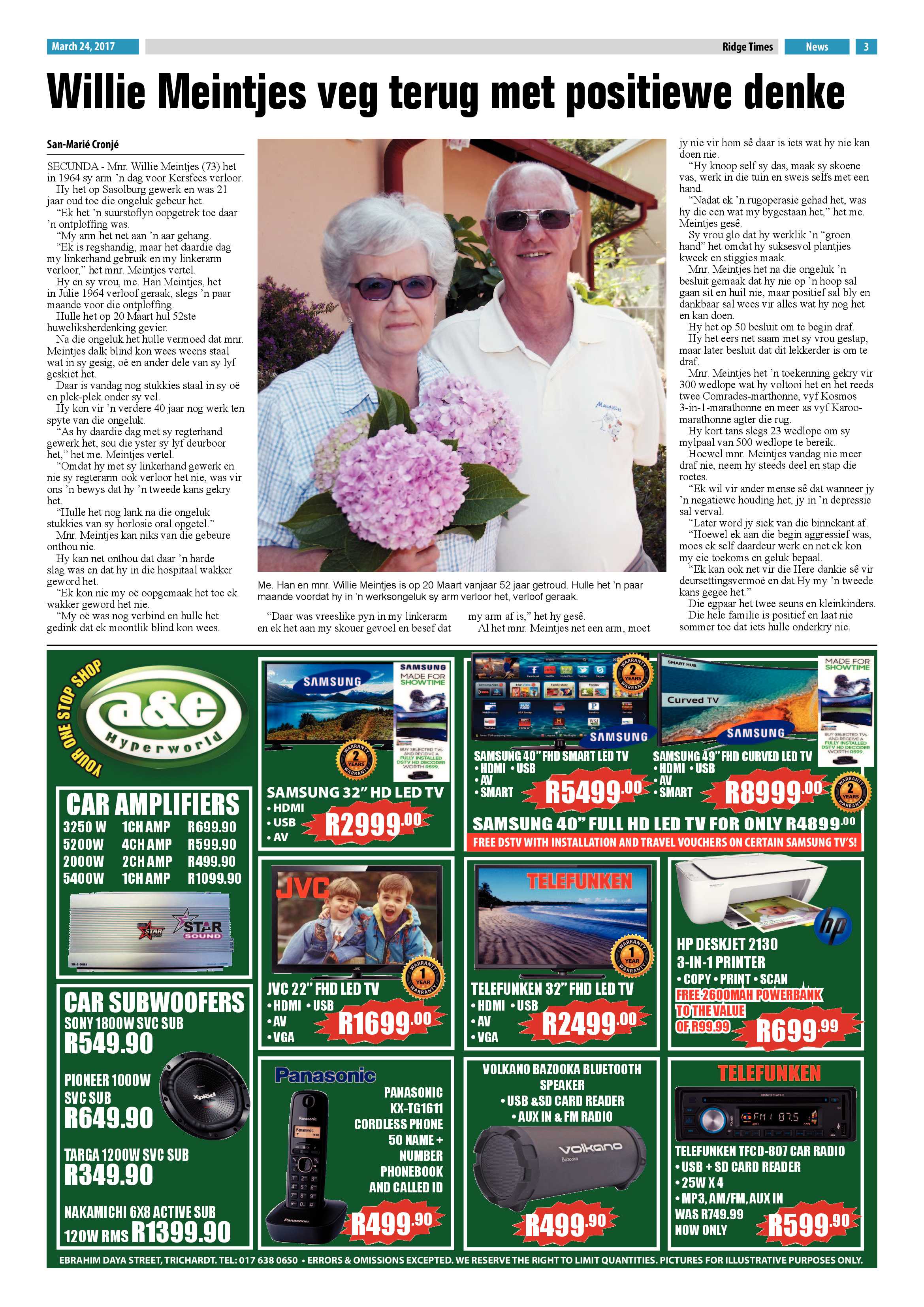 Ridge Times, 24 March 2017 page 3