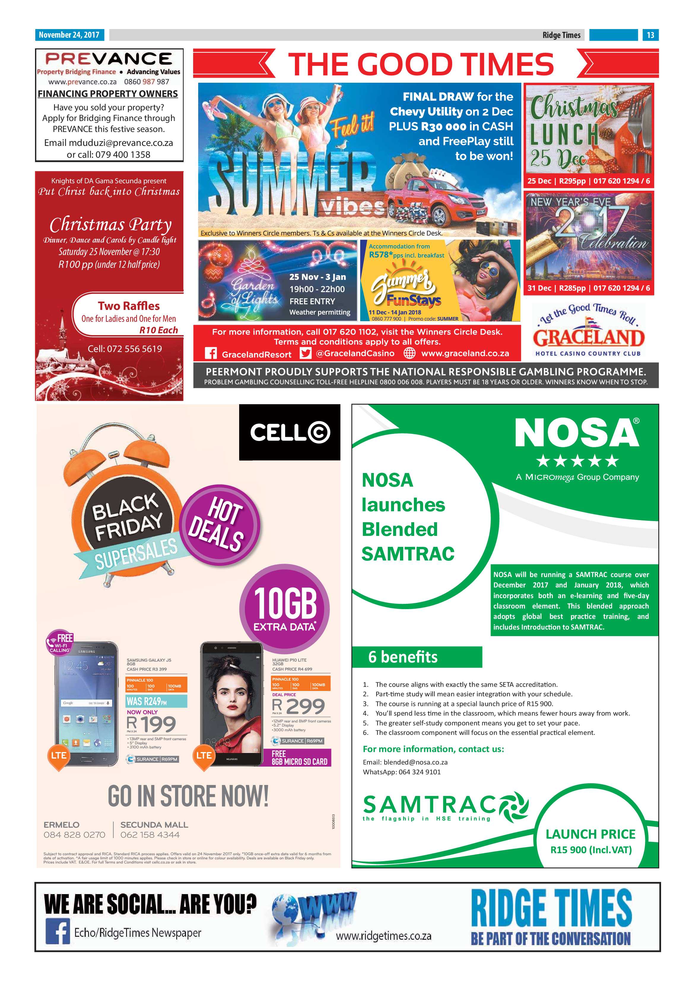 Ridge Times, 24 November 2017 page 13