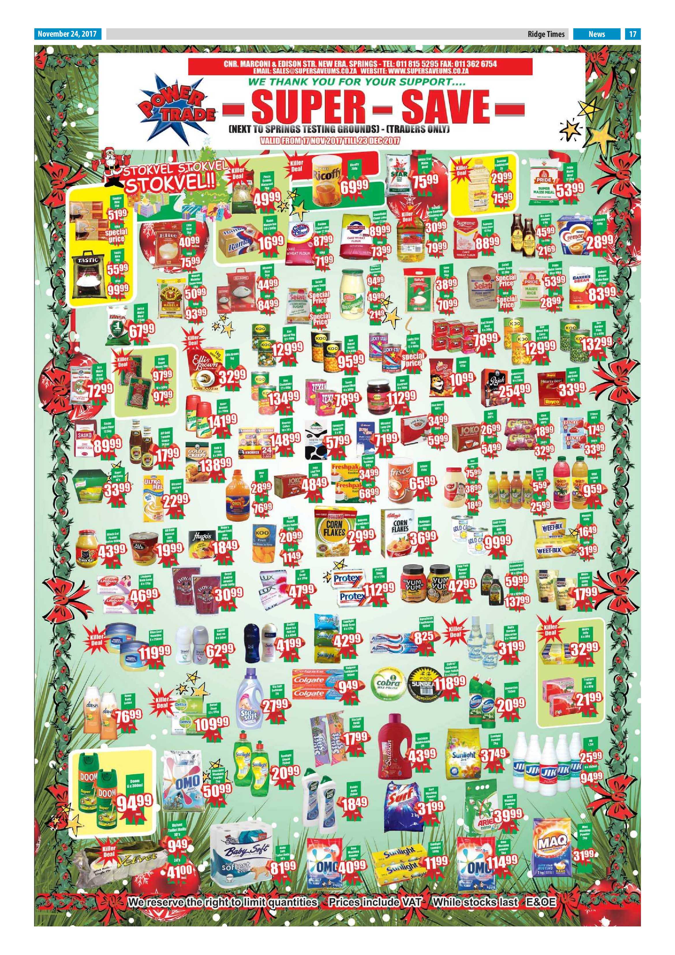 Ridge Times, 24 November 2017 page 16