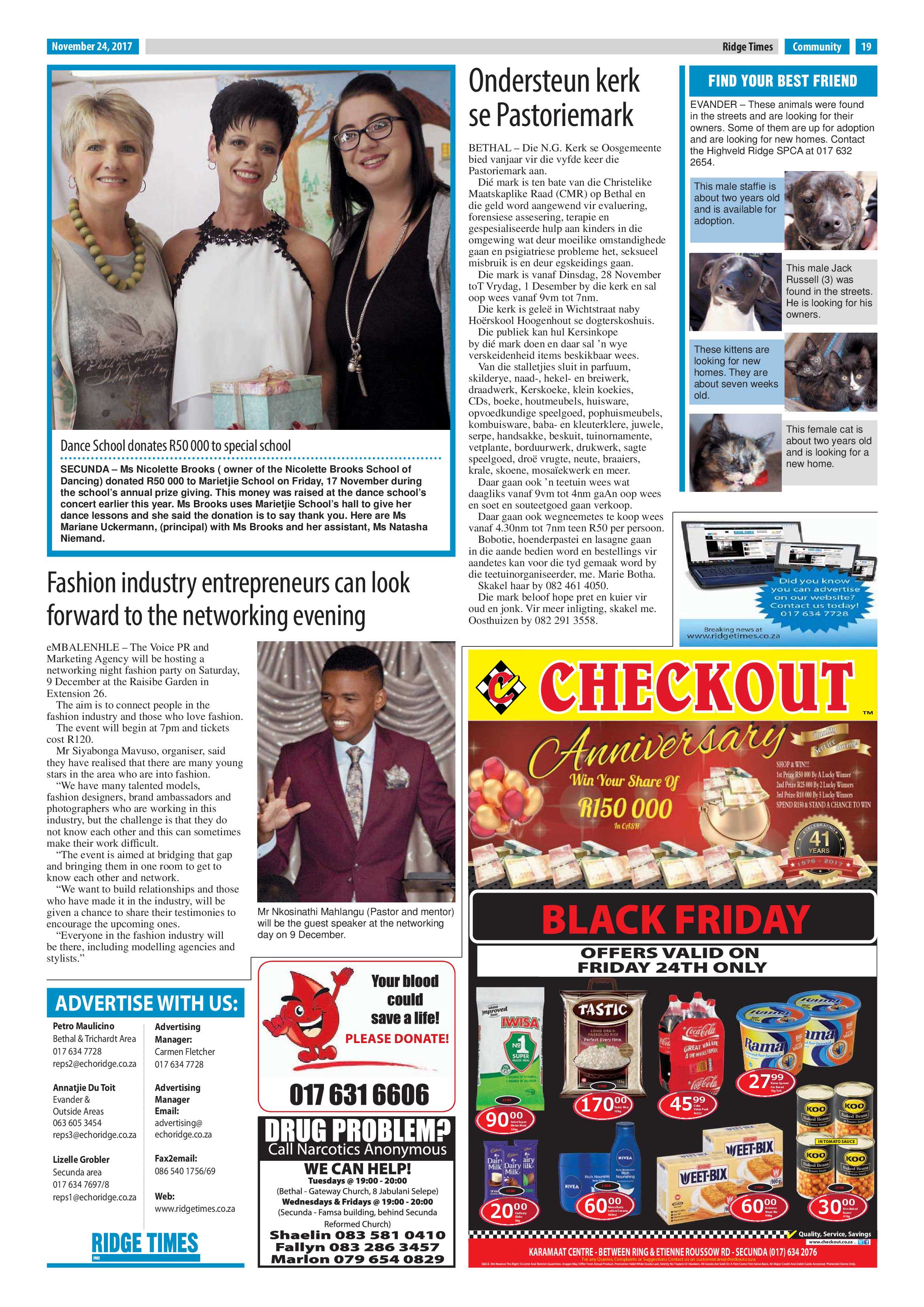 Ridge Times, 24 November 2017 page 18