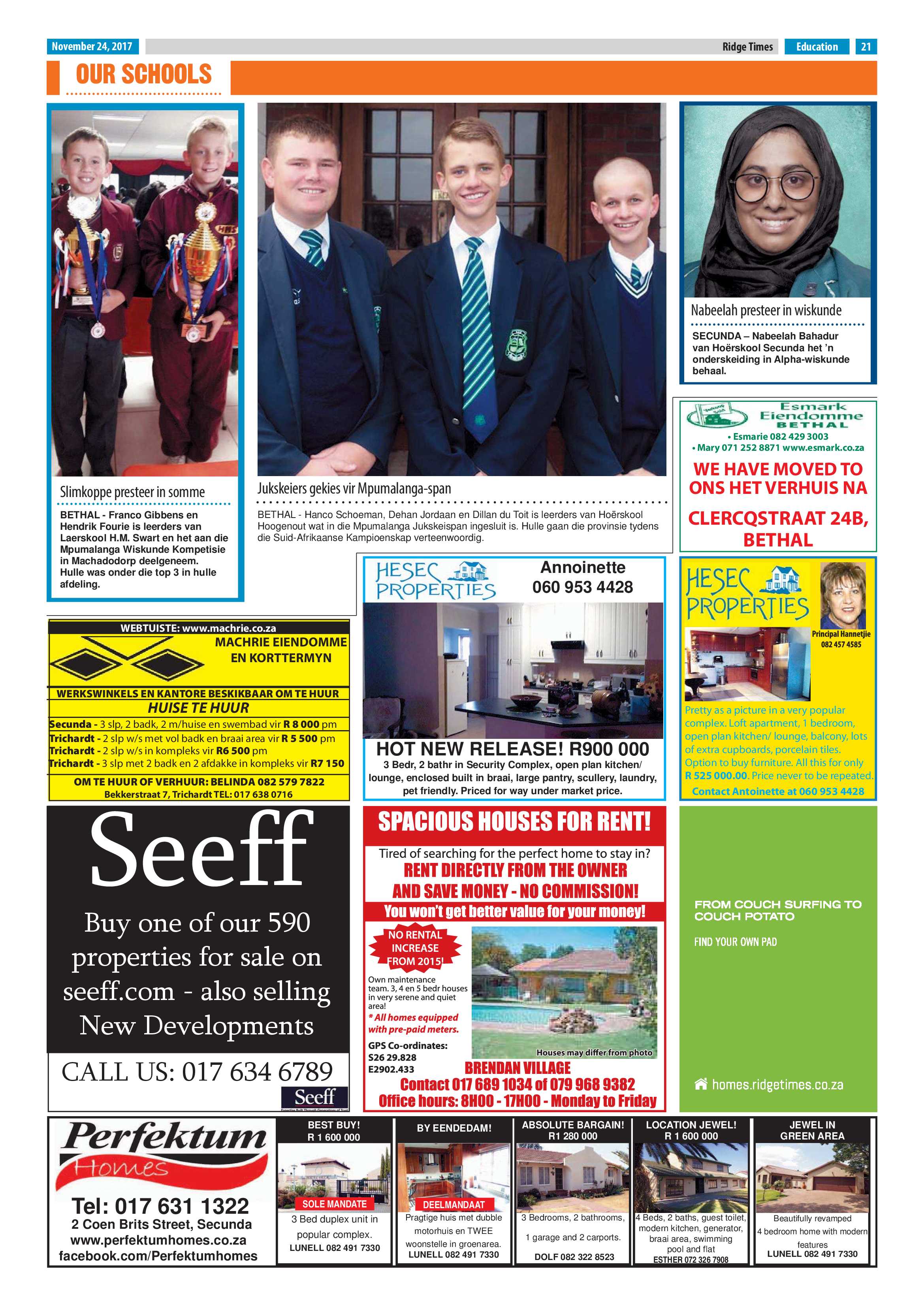 Ridge Times, 24 November 2017 page 20