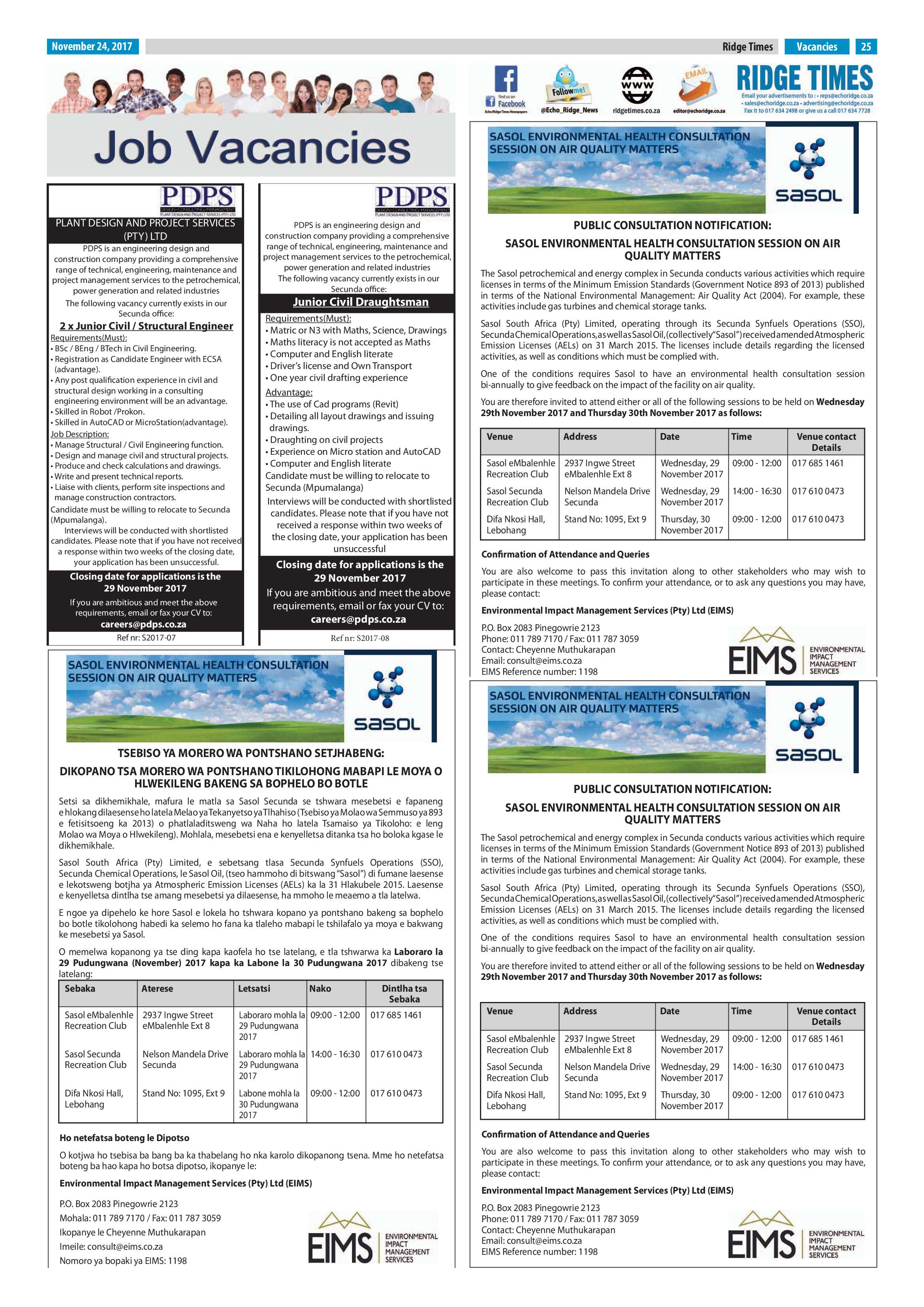 Ridge Times, 24 November 2017 page 24