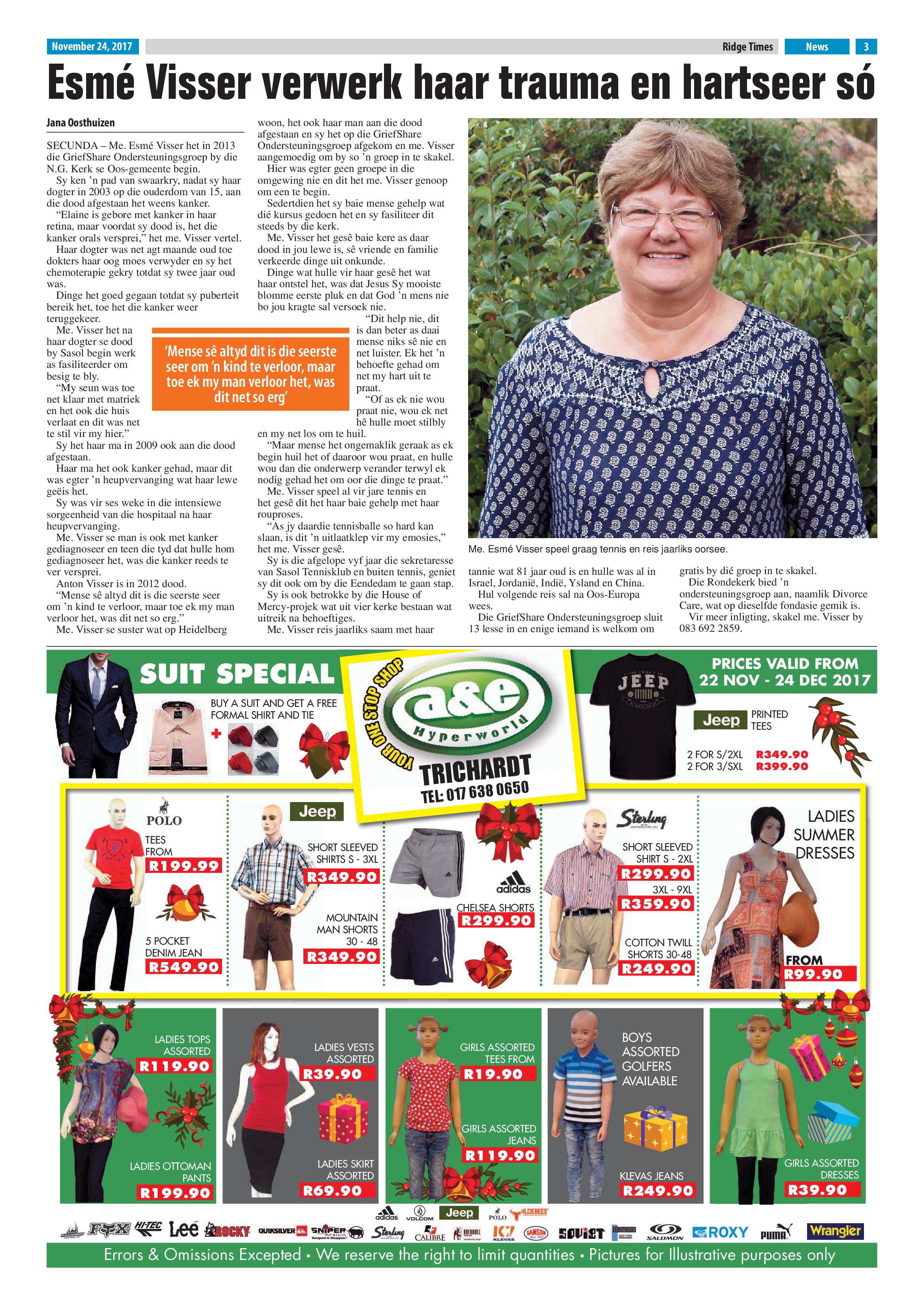Ridge Times, 24 November 2017 page 3