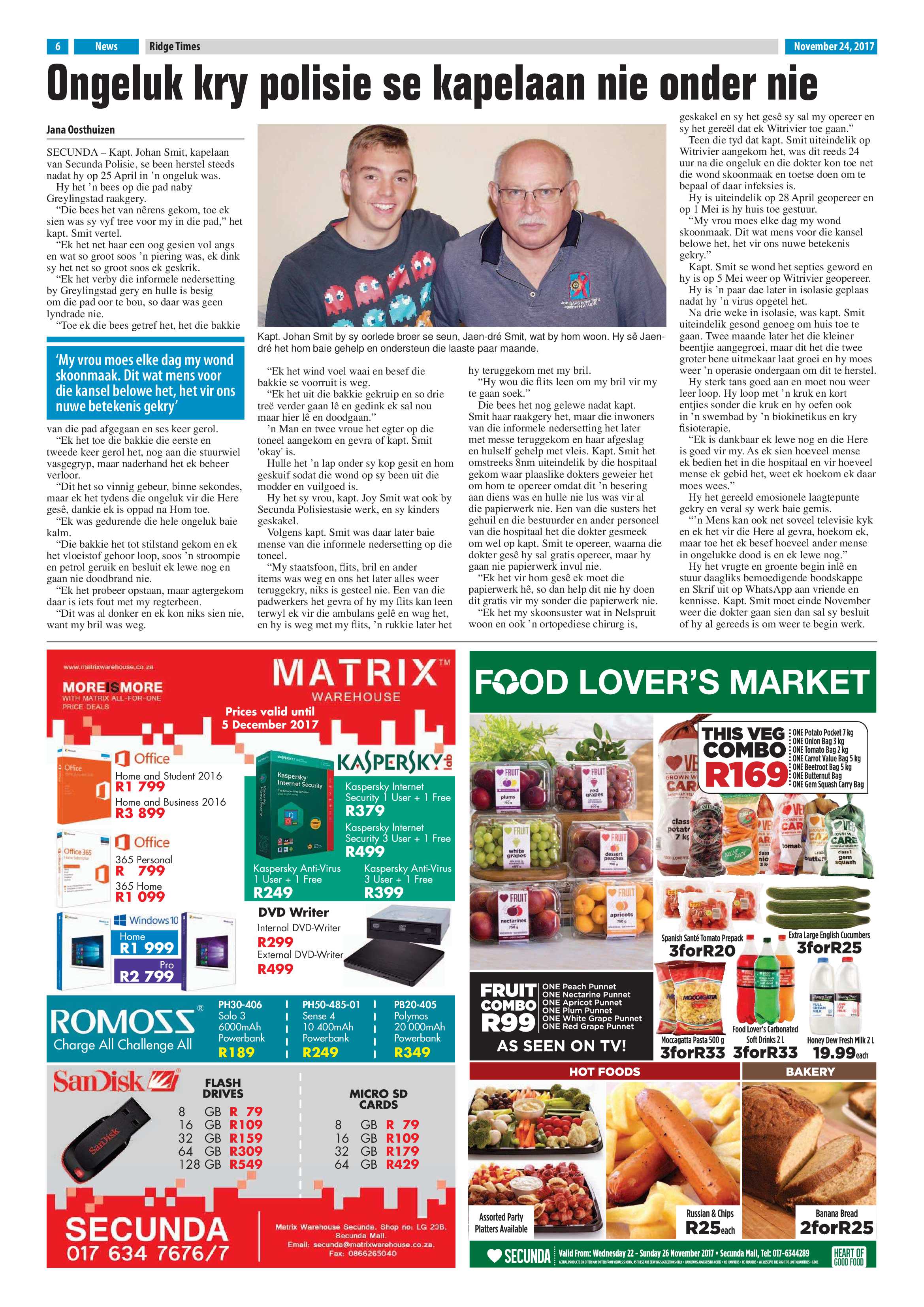Ridge Times, 24 November 2017 page 6