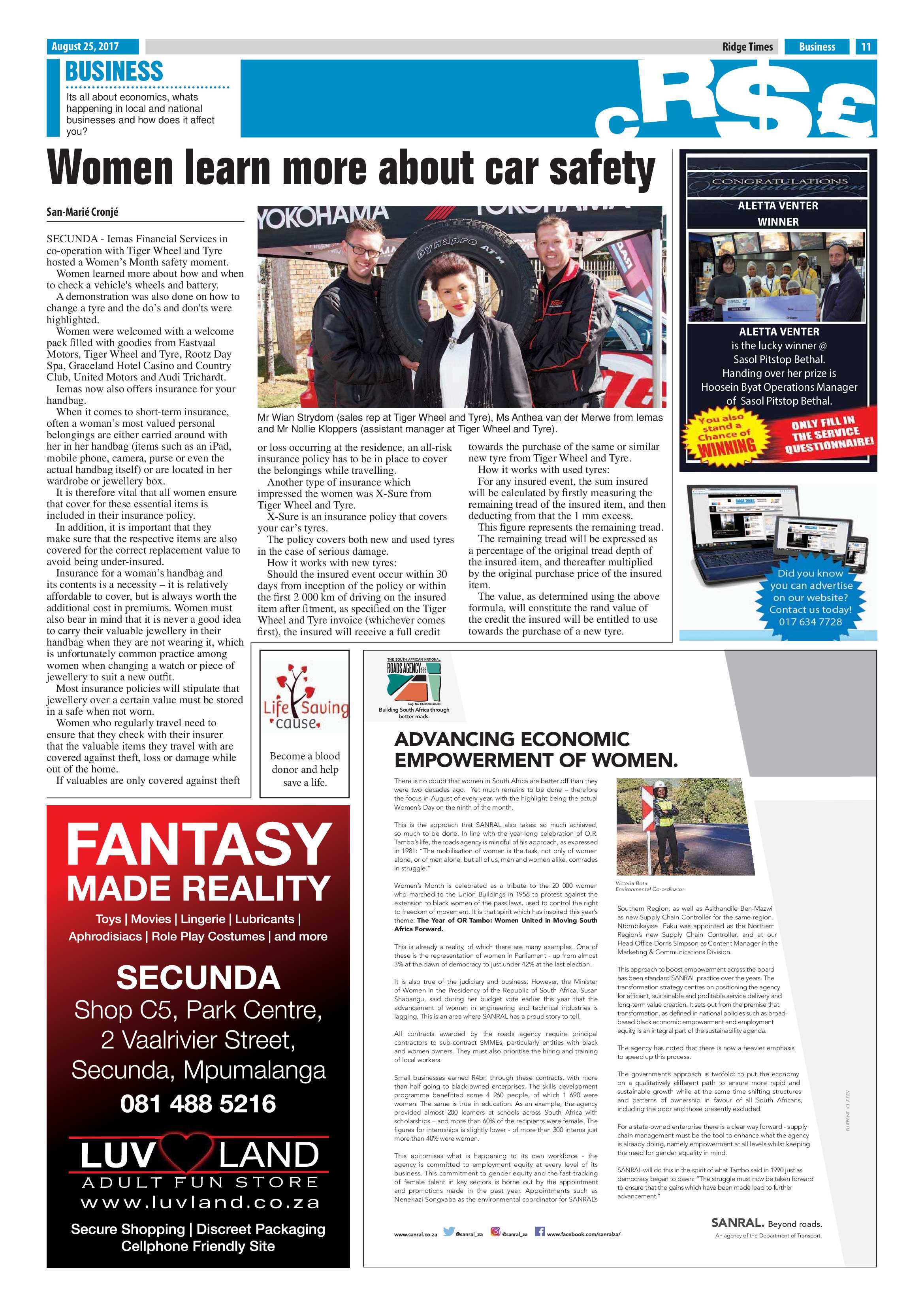 Ridge Times, 25 August 2017 page 11