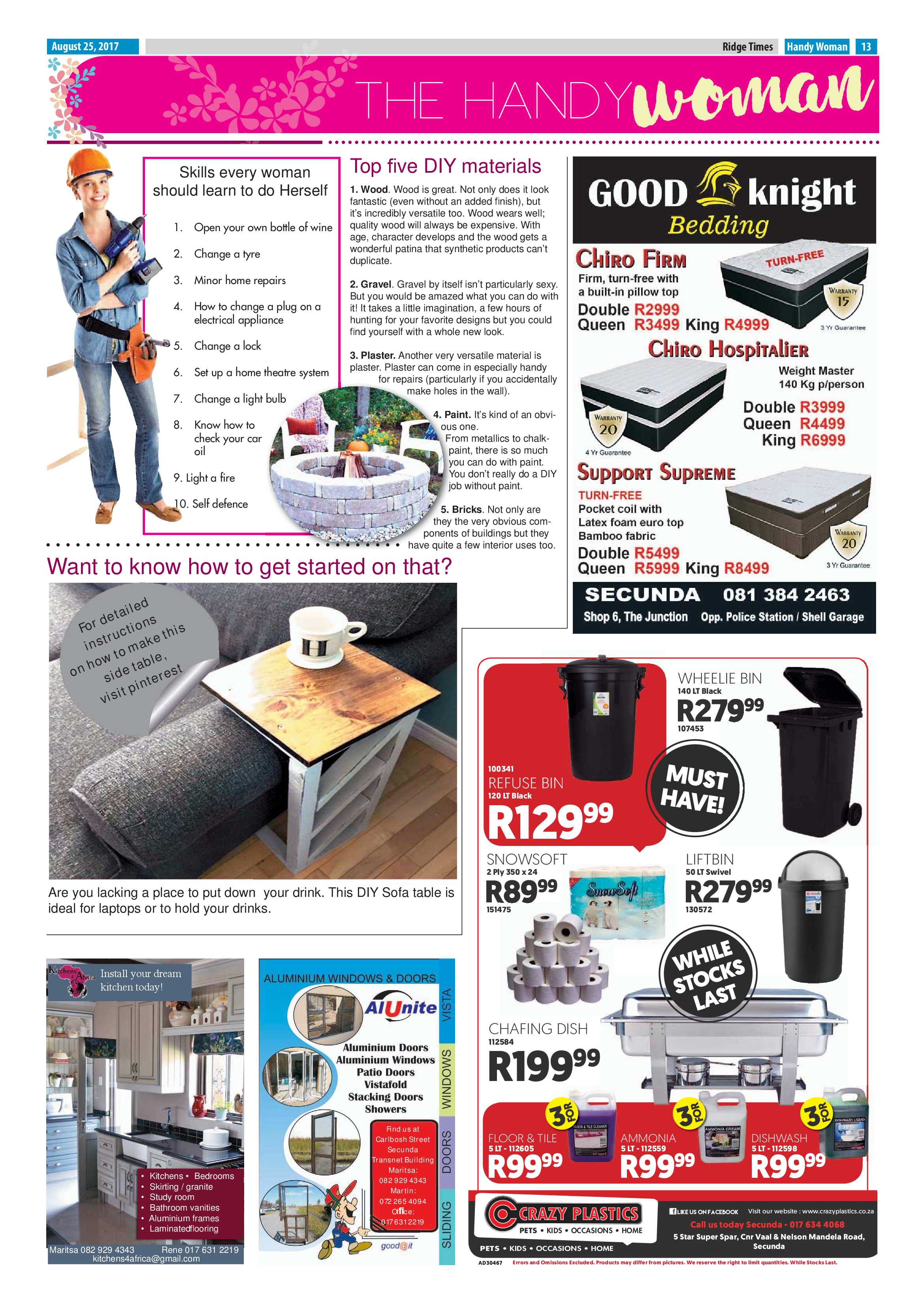 Ridge Times, 25 August 2017 page 13