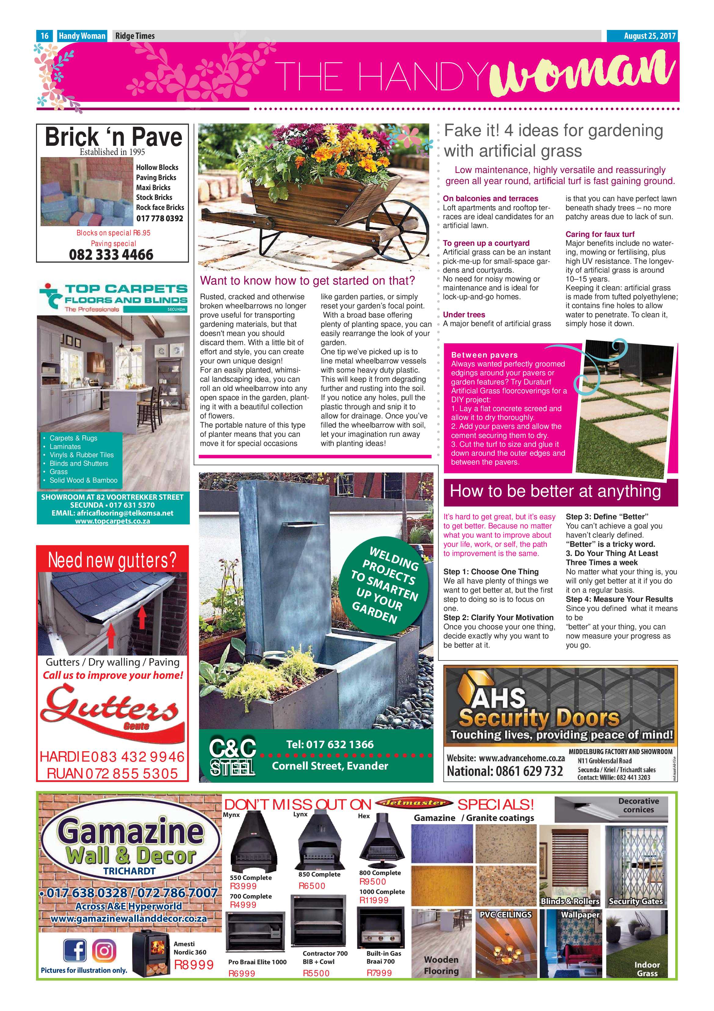 Ridge Times, 25 August 2017 page 16