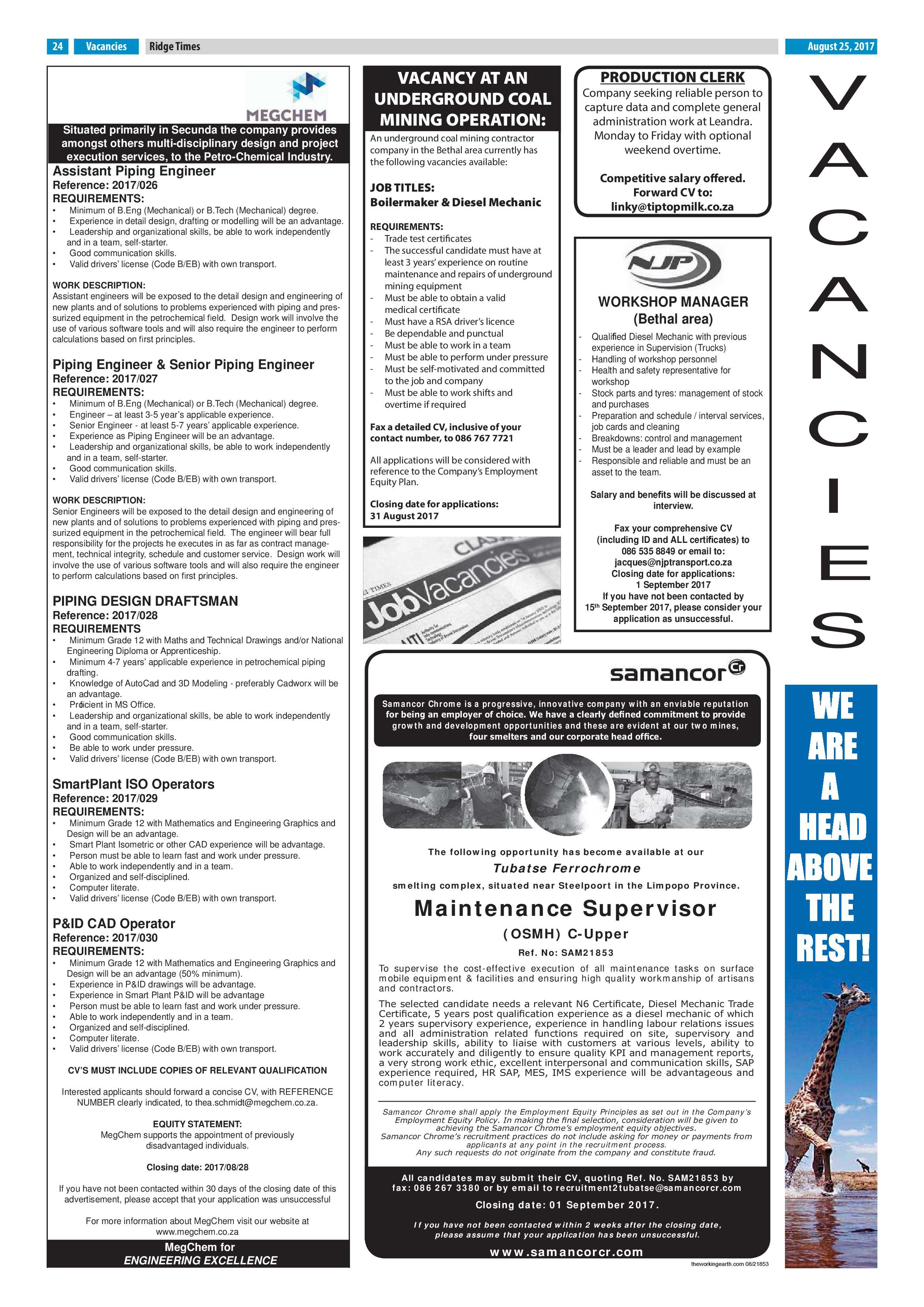 Ridge Times, 25 August 2017 page 24