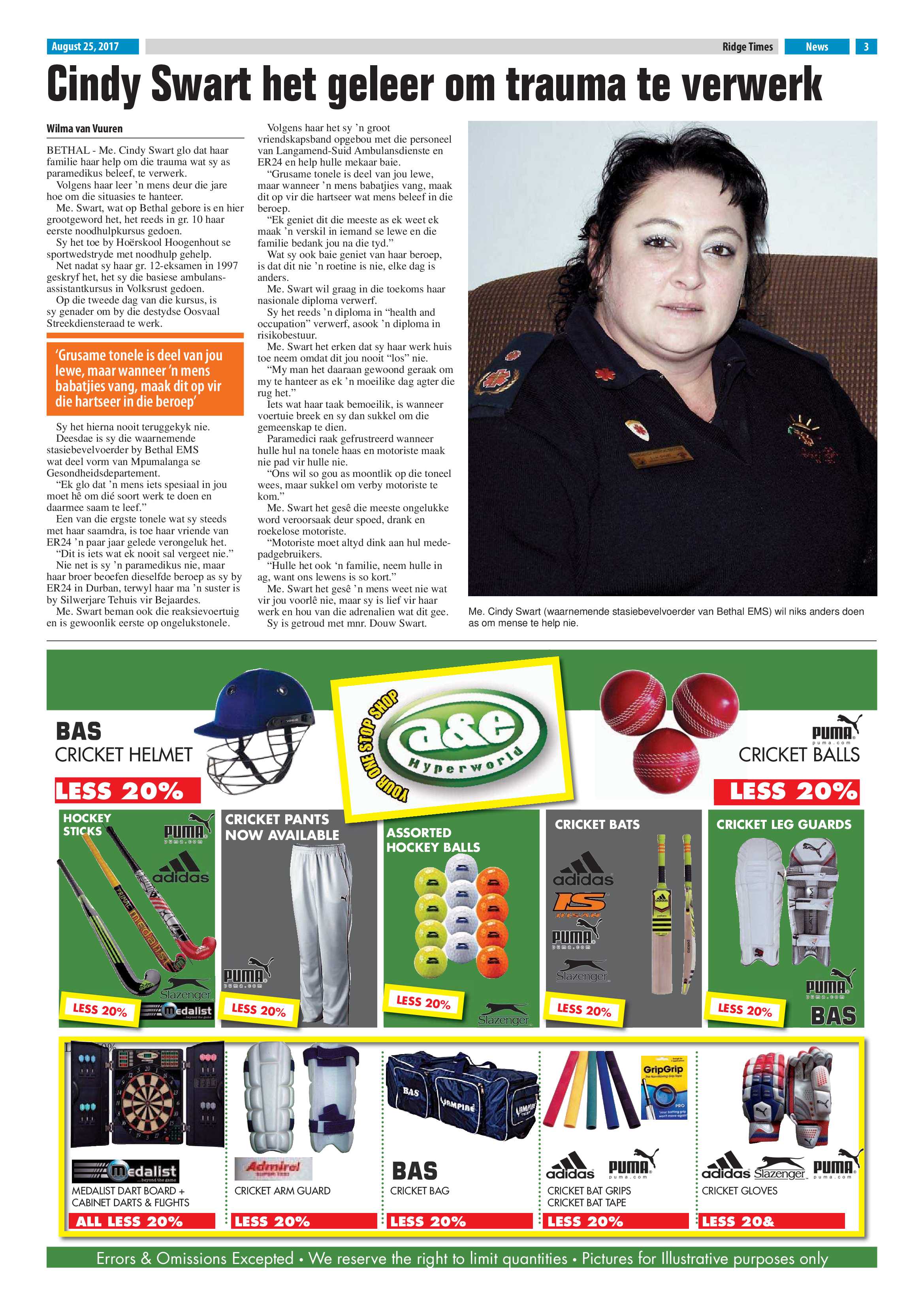 Ridge Times, 25 August 2017 page 3