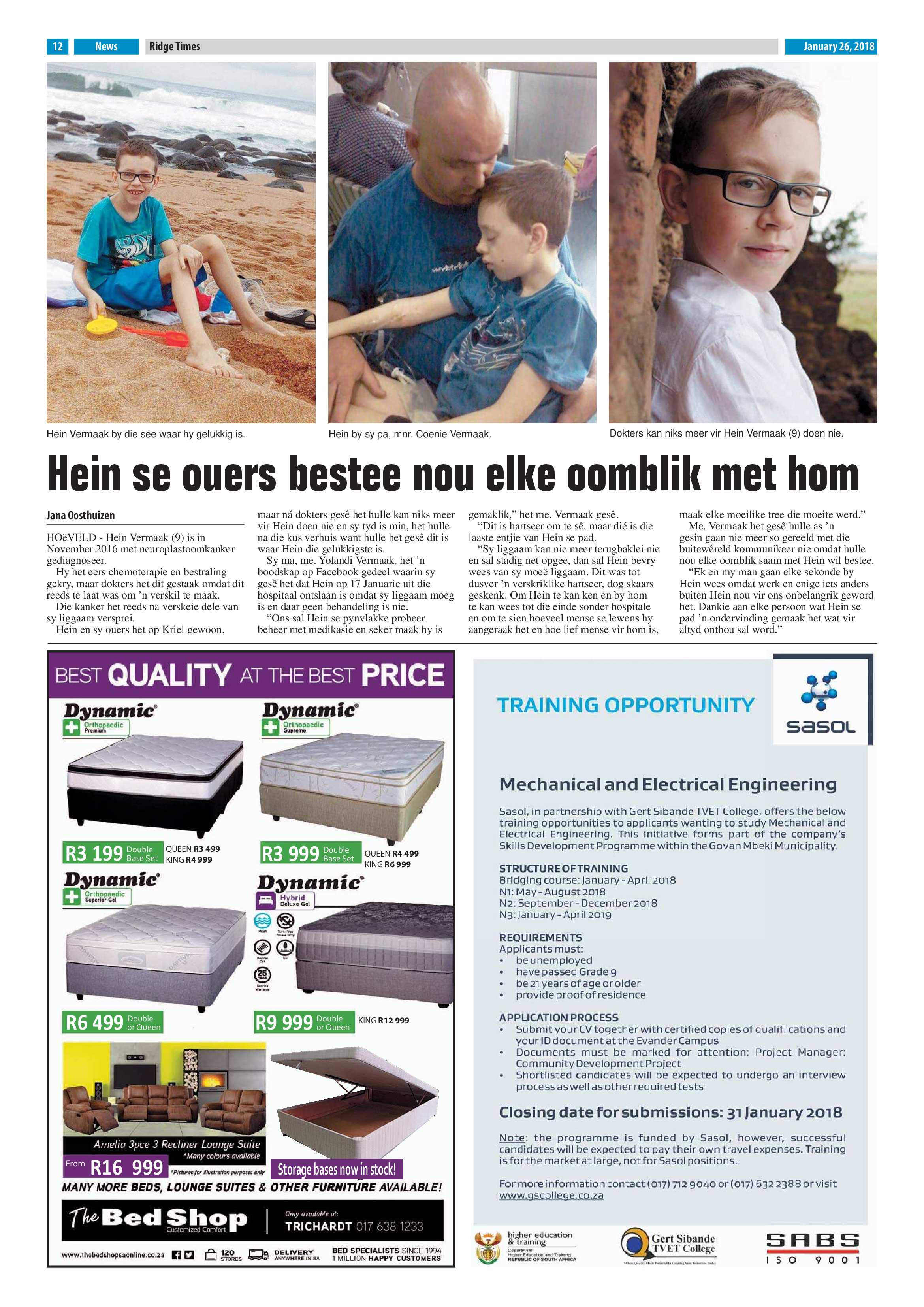 Ridge Times, 26 January 2018 page 12