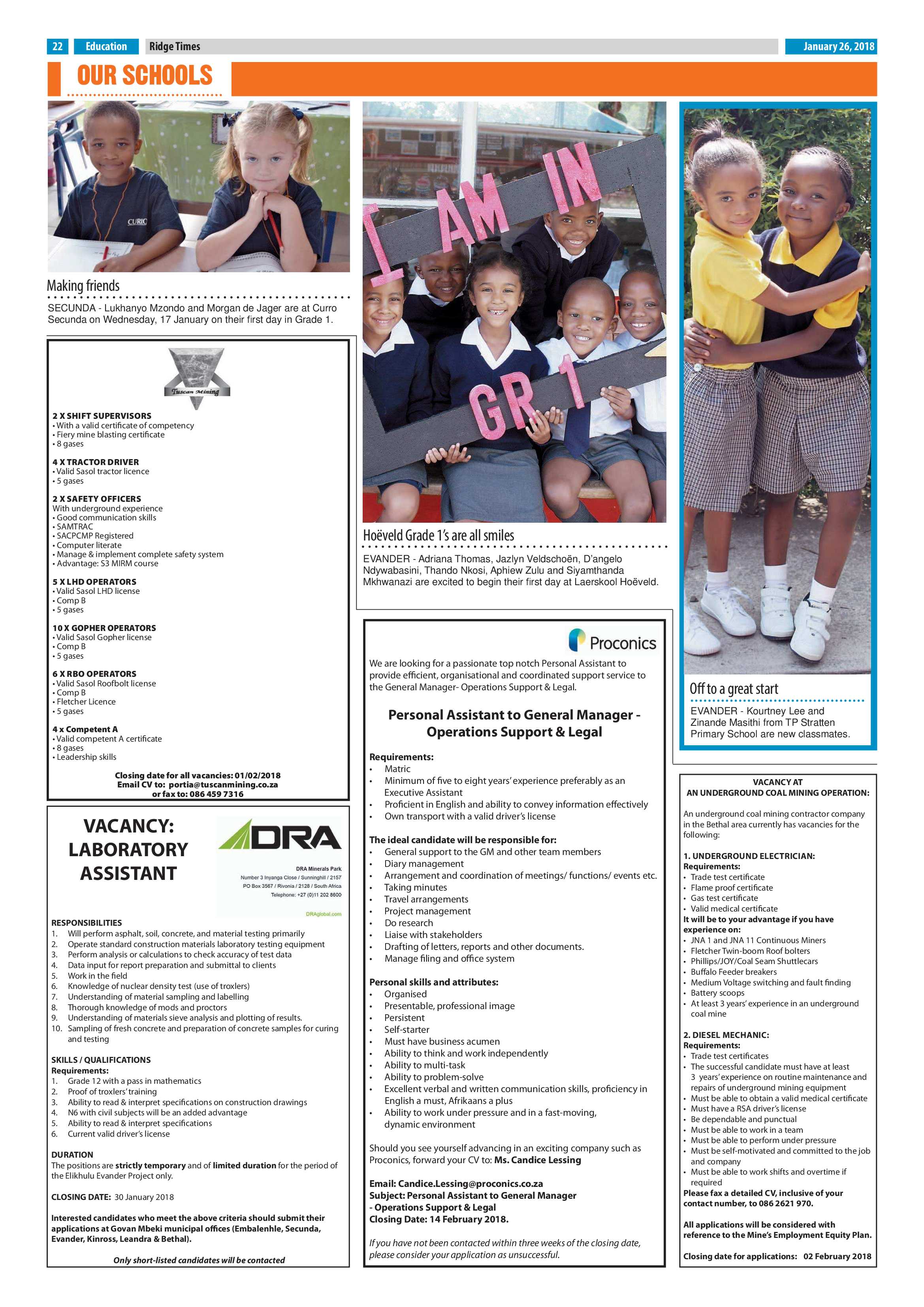 Ridge Times, 26 January 2018 page 22