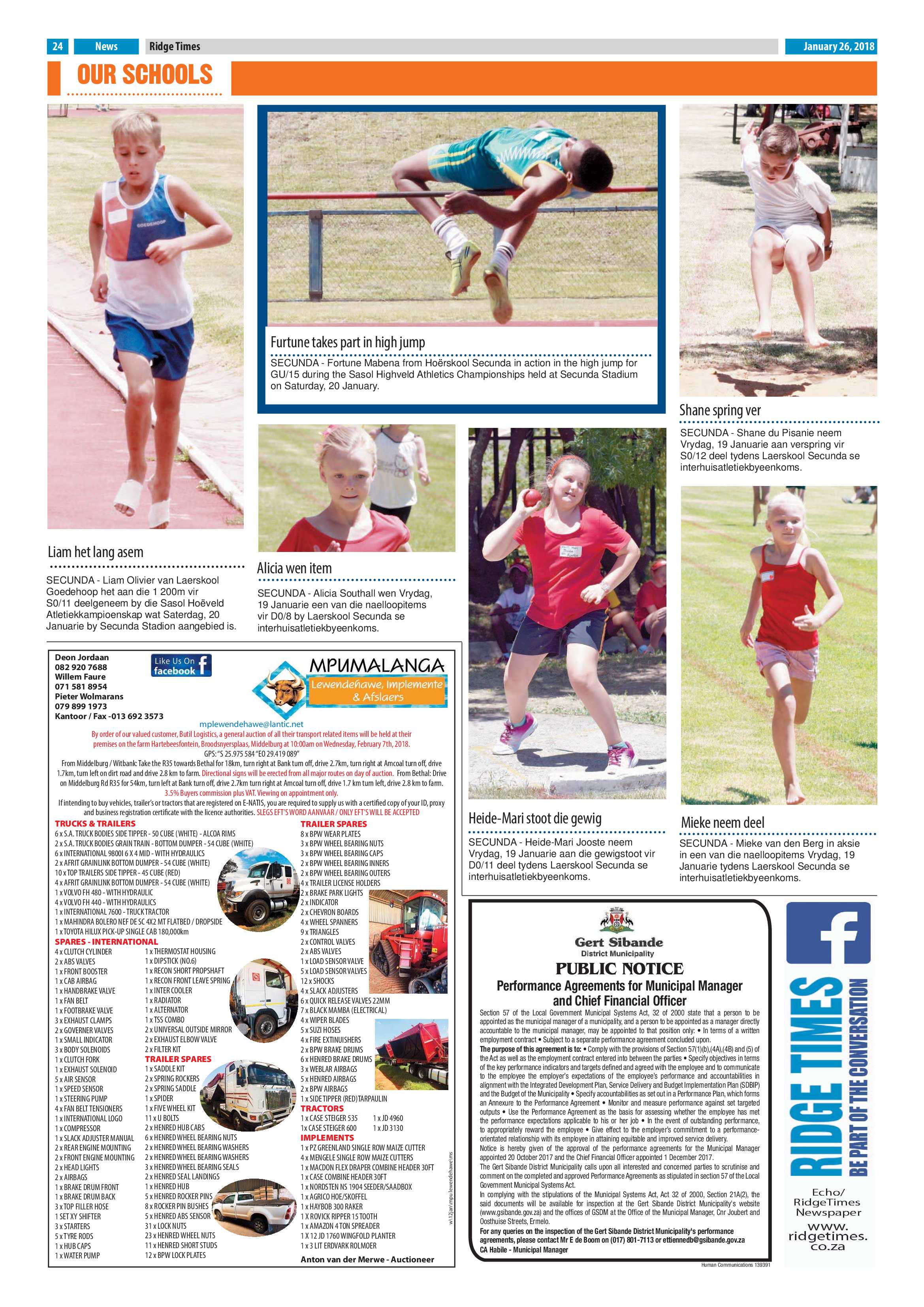 Ridge Times, 26 January 2018 page 24