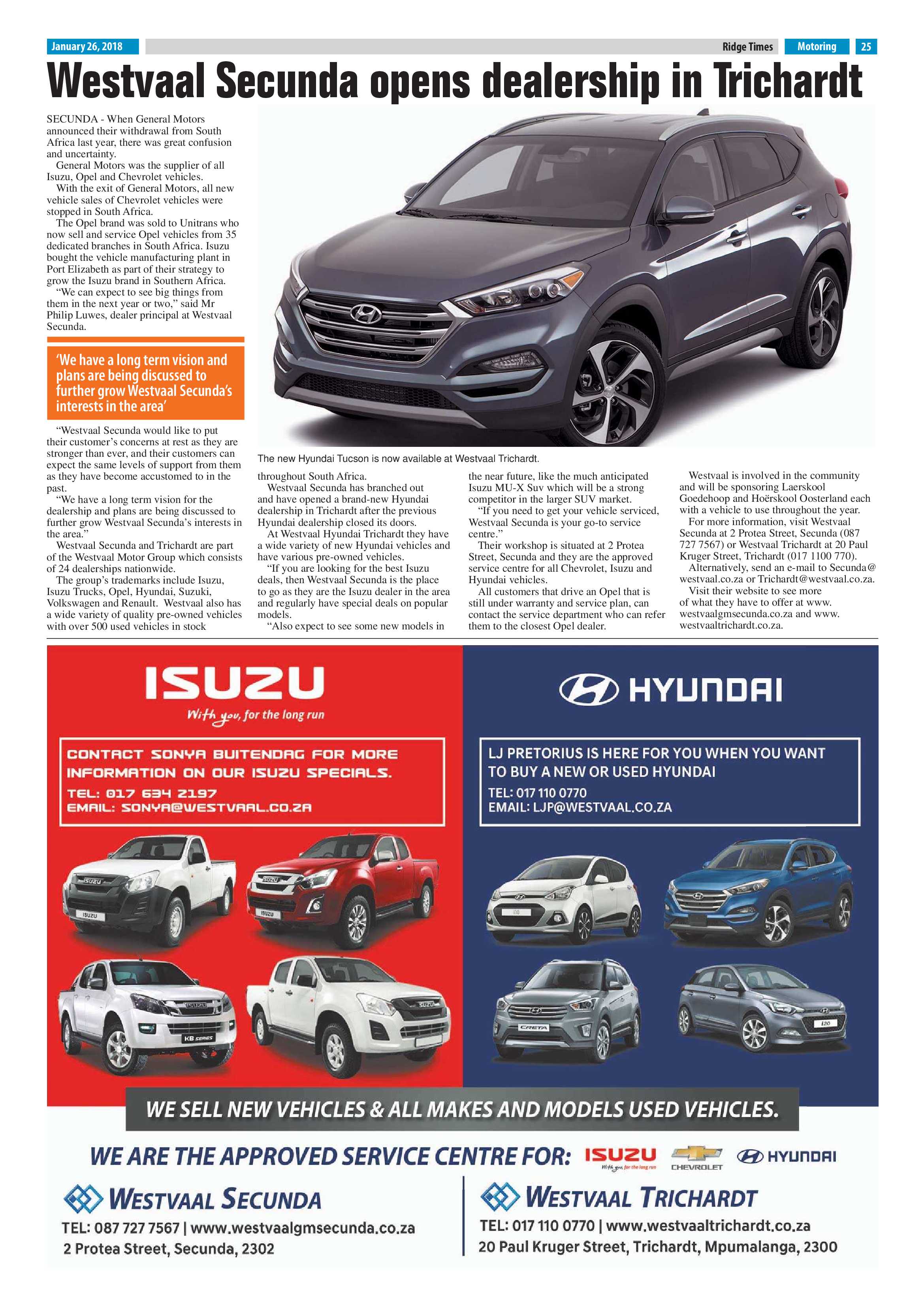 Ridge Times, 26 January 2018 page 25