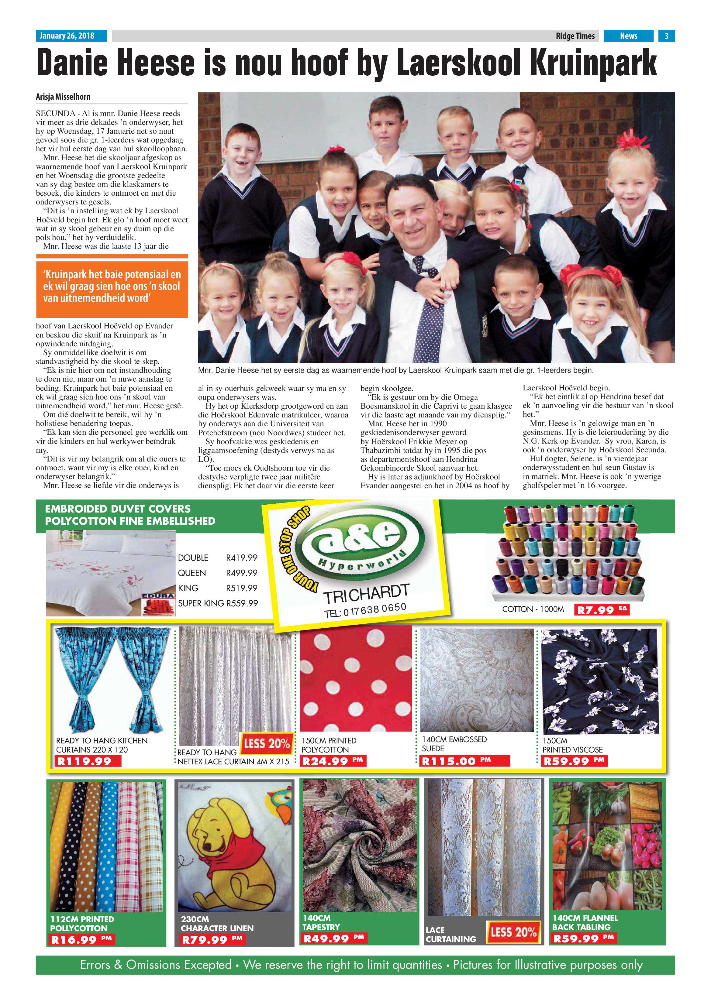 Ridge Times, 26 January 2018 page 3