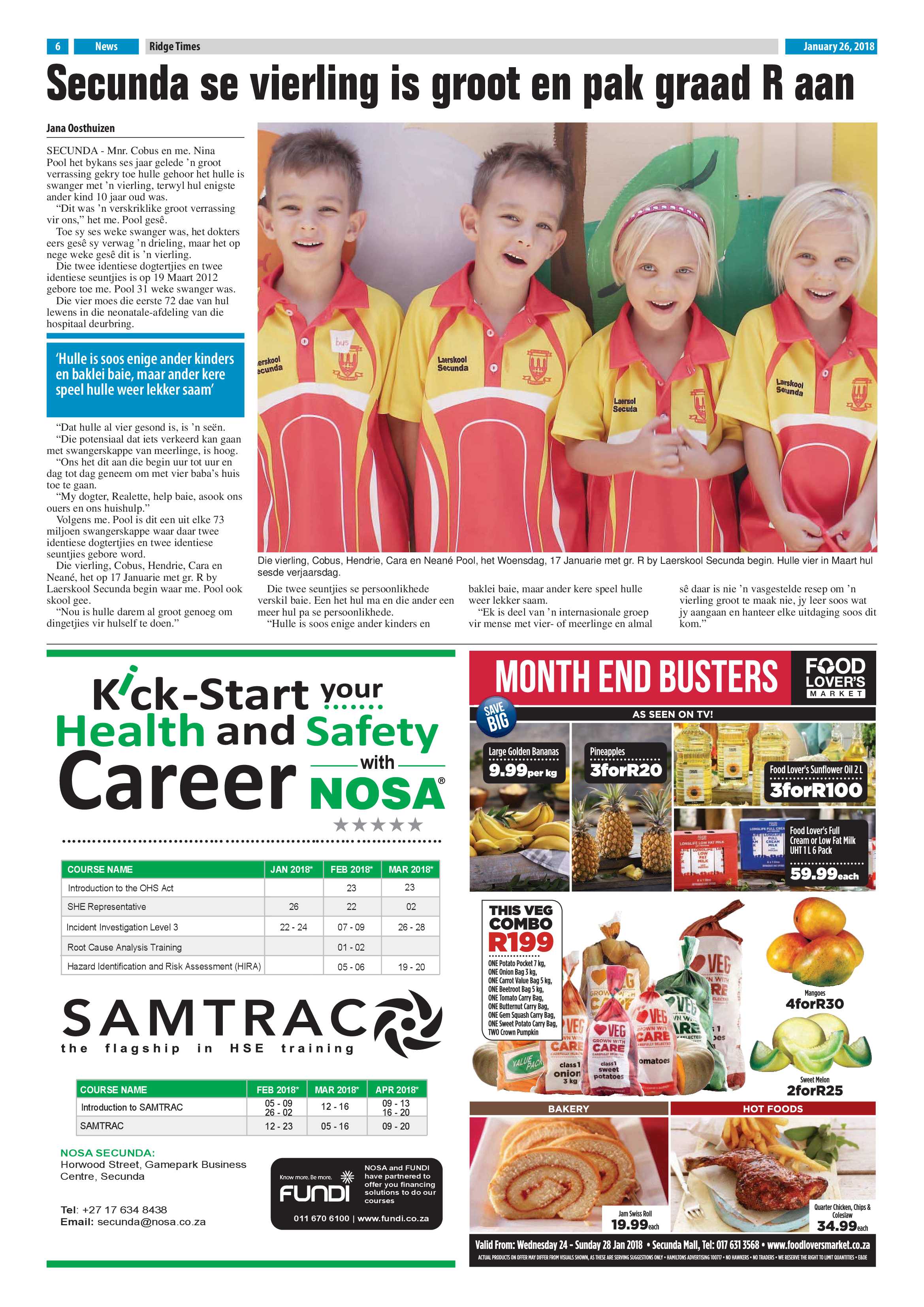 Ridge Times, 26 January 2018 page 6