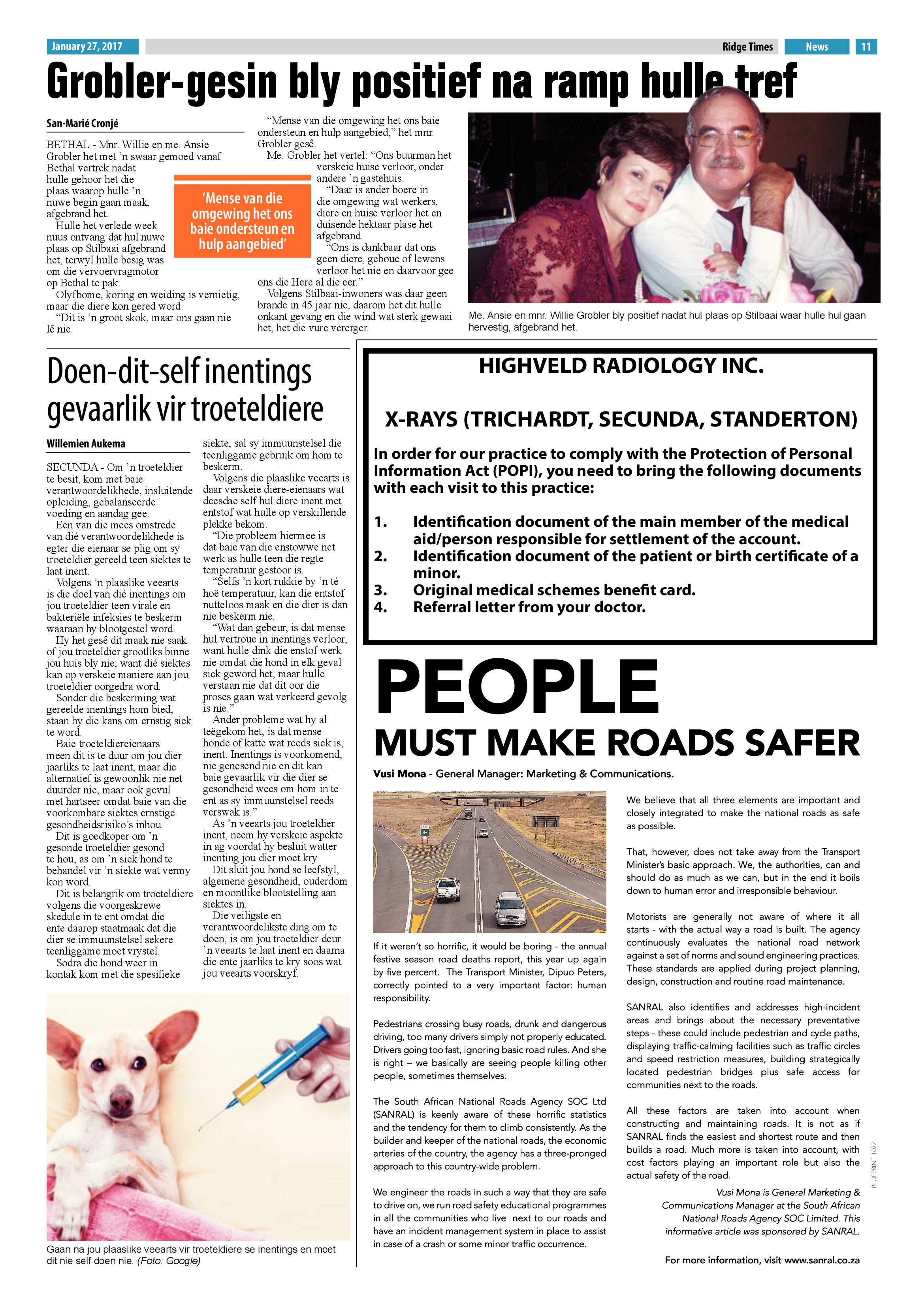 Ridge Times, 27 January 2017 page 11