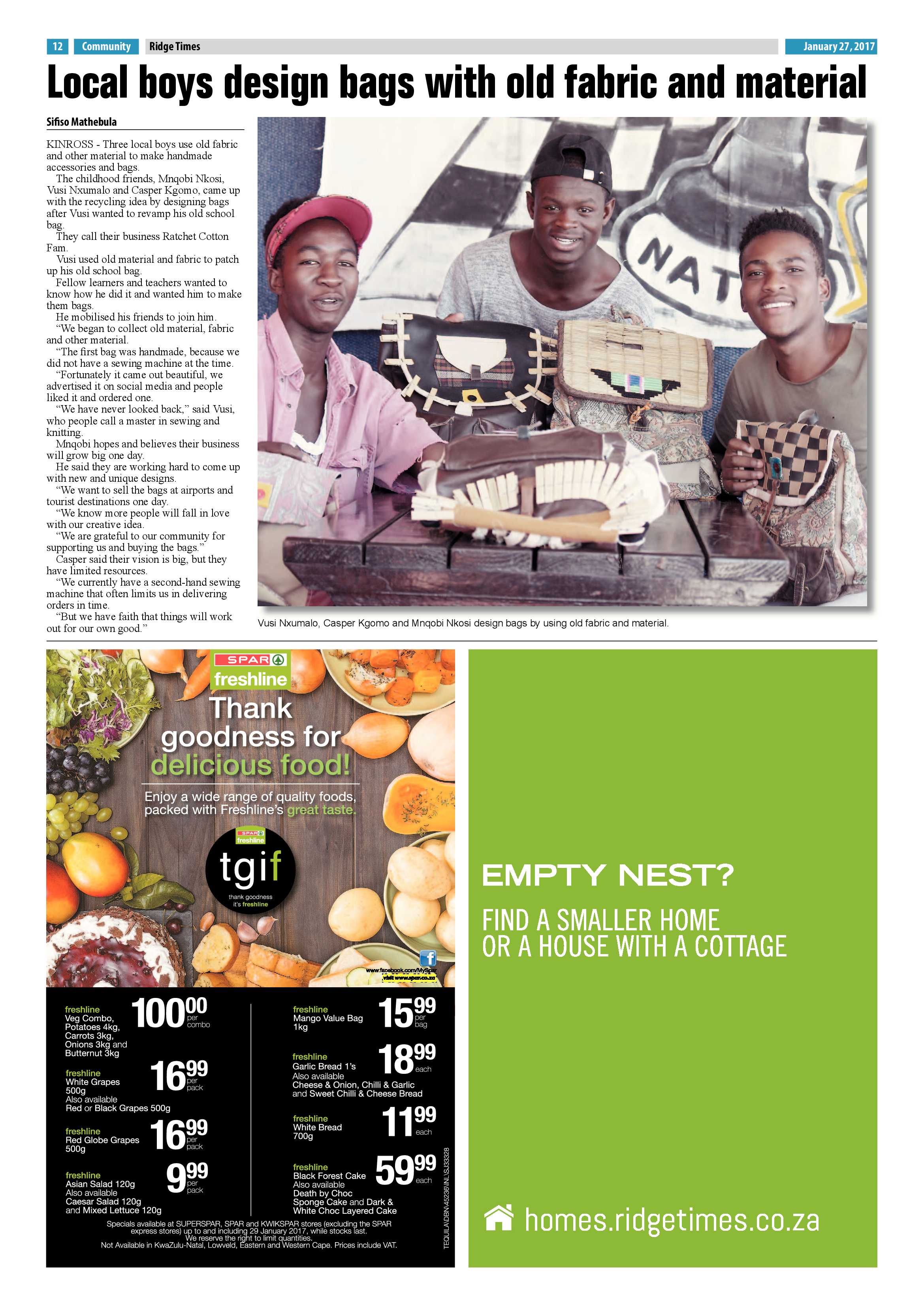 Ridge Times, 27 January 2017 page 12