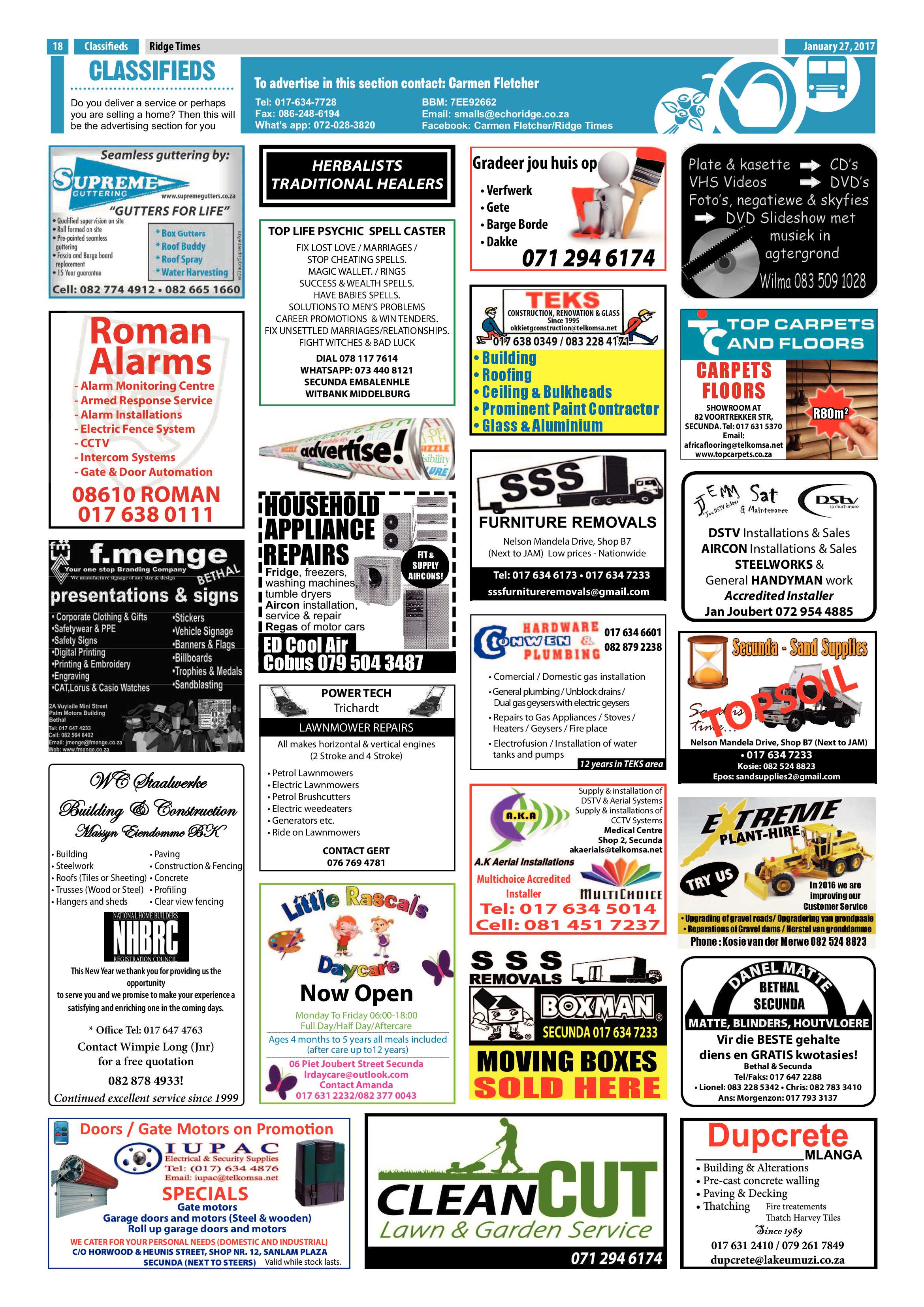 Ridge Times, 27 January 2017 page 18