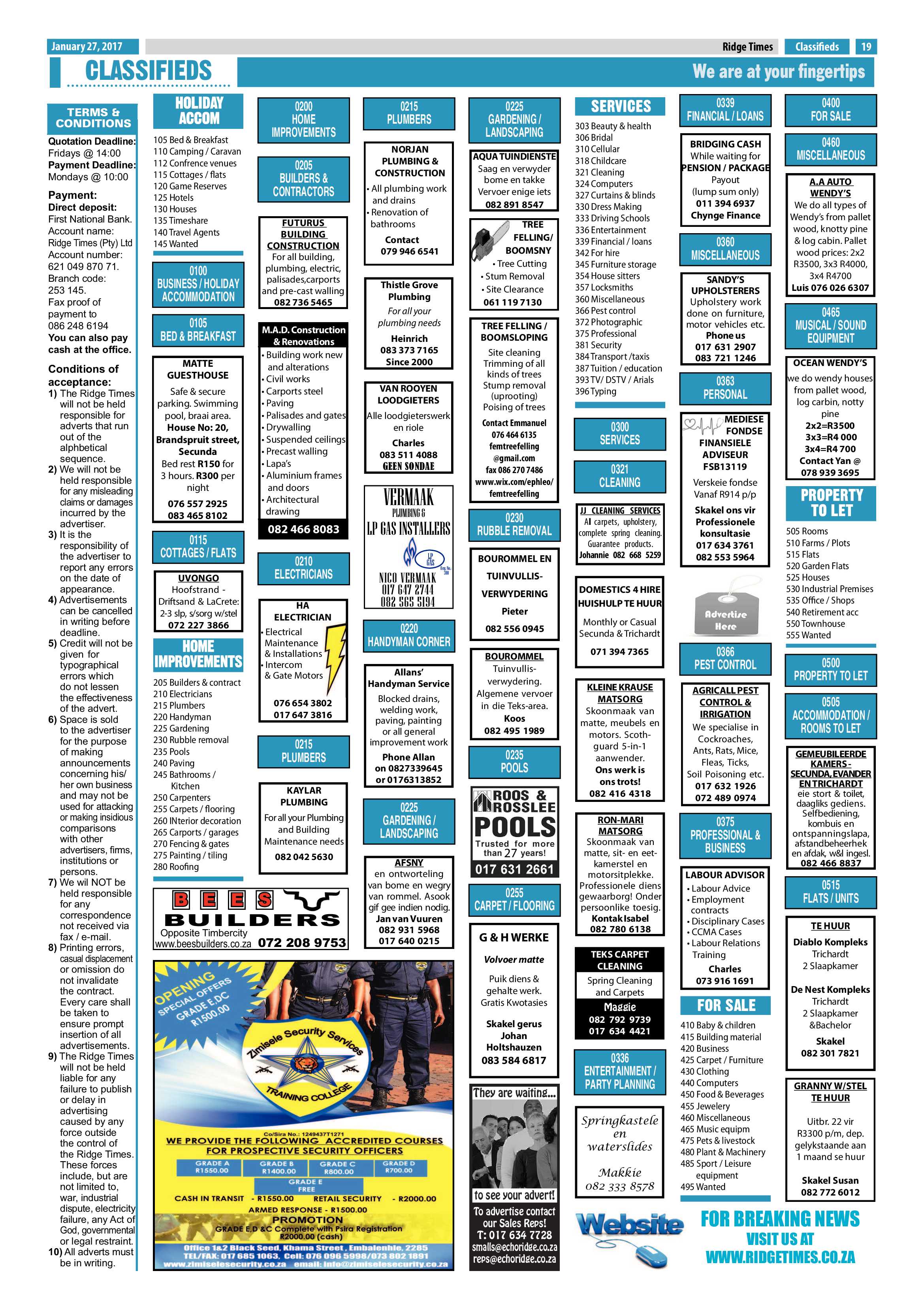 Ridge Times, 27 January 2017 page 19