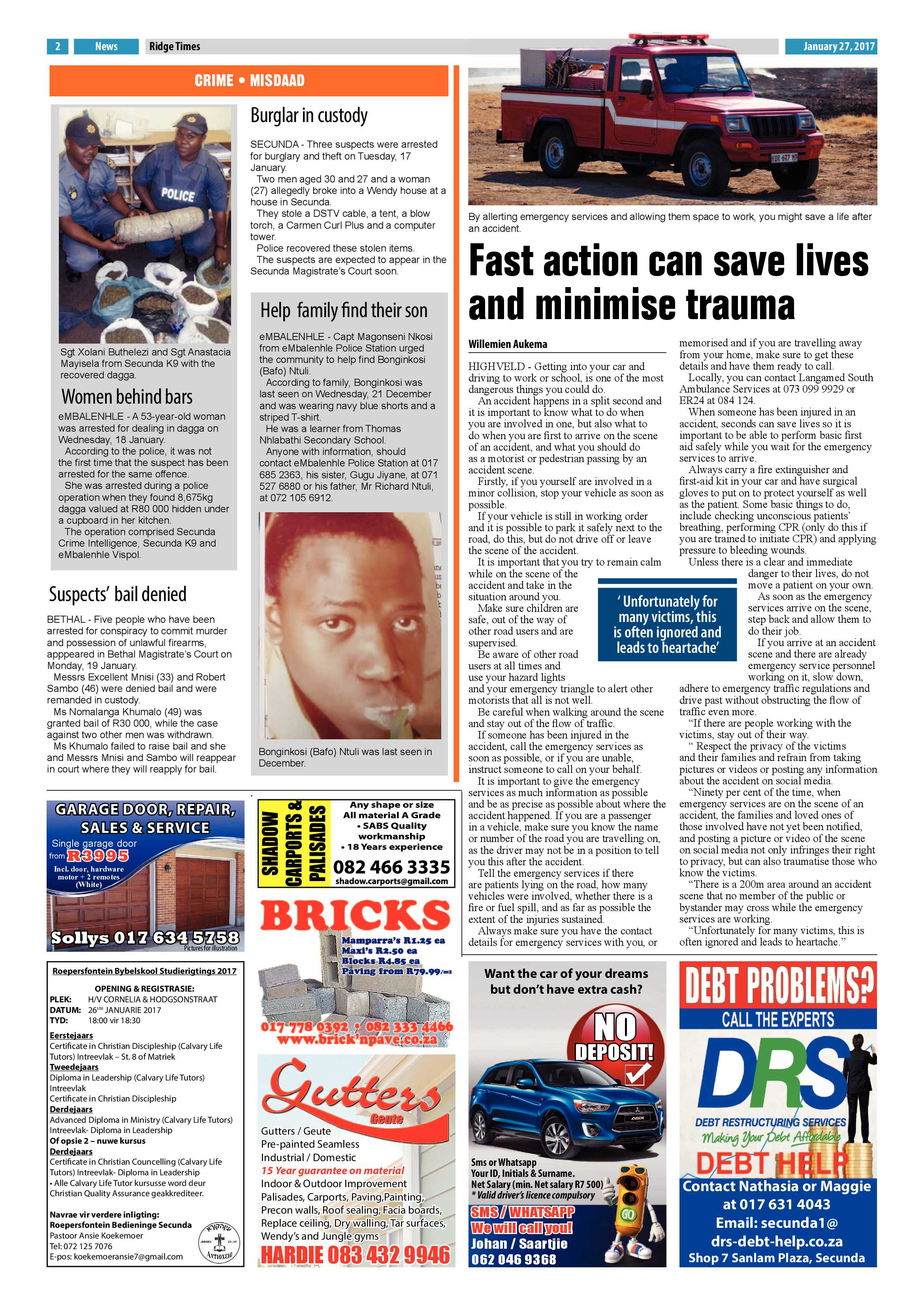 Ridge Times, 27 January 2017 page 2