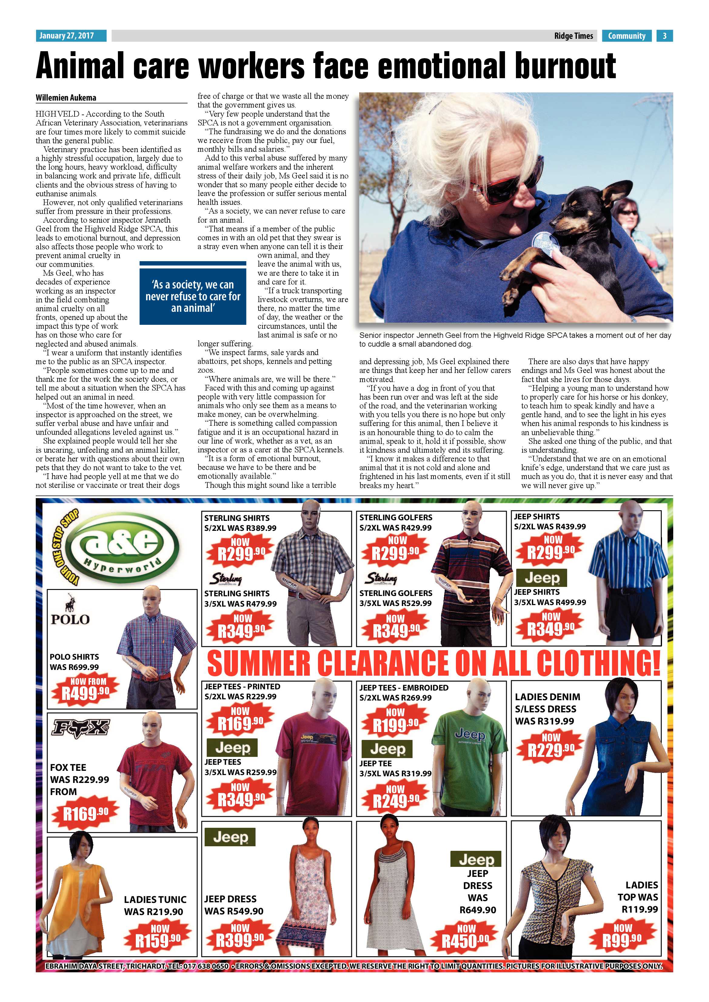 Ridge Times, 27 January 2017 page 3