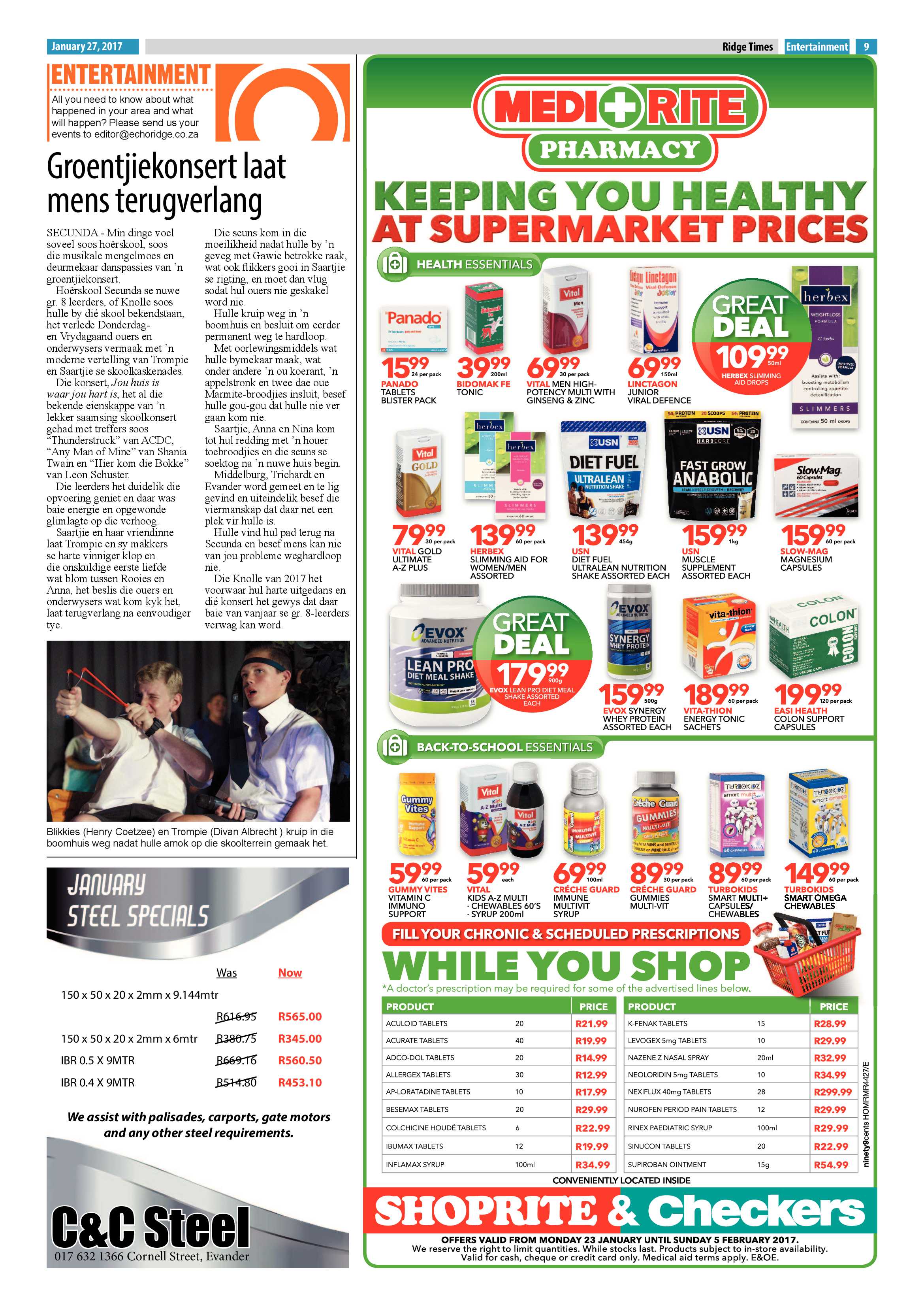 Ridge Times, 27 January 2017 page 9