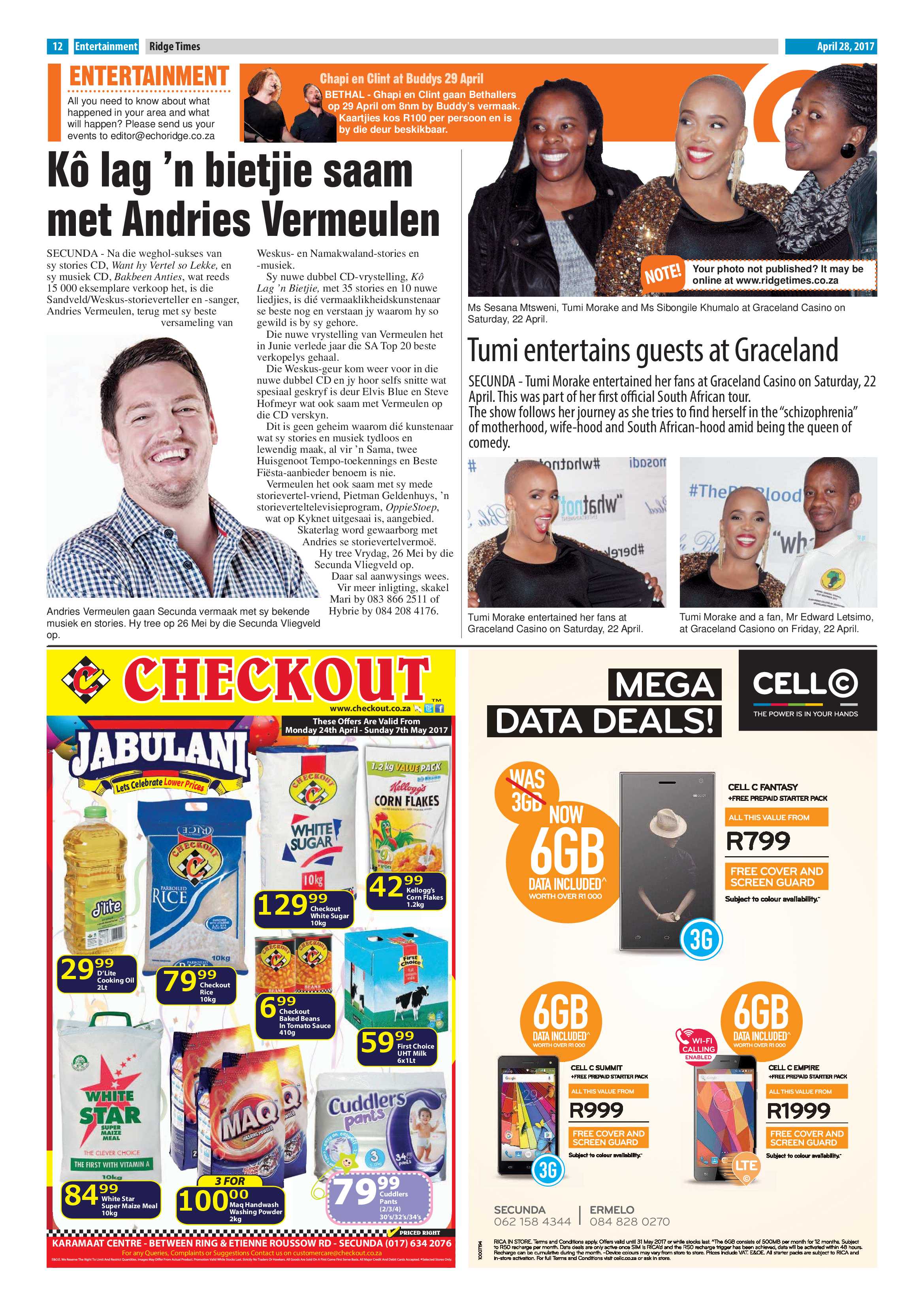 Ridge Times, 28 April 2017 page 12