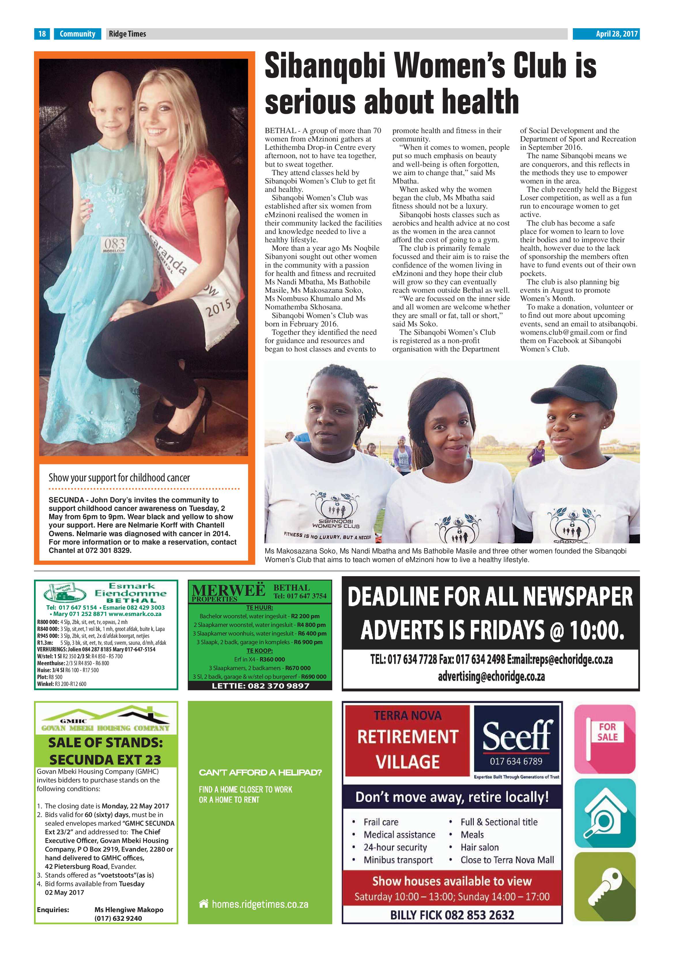 Ridge Times, 28 April 2017 page 18