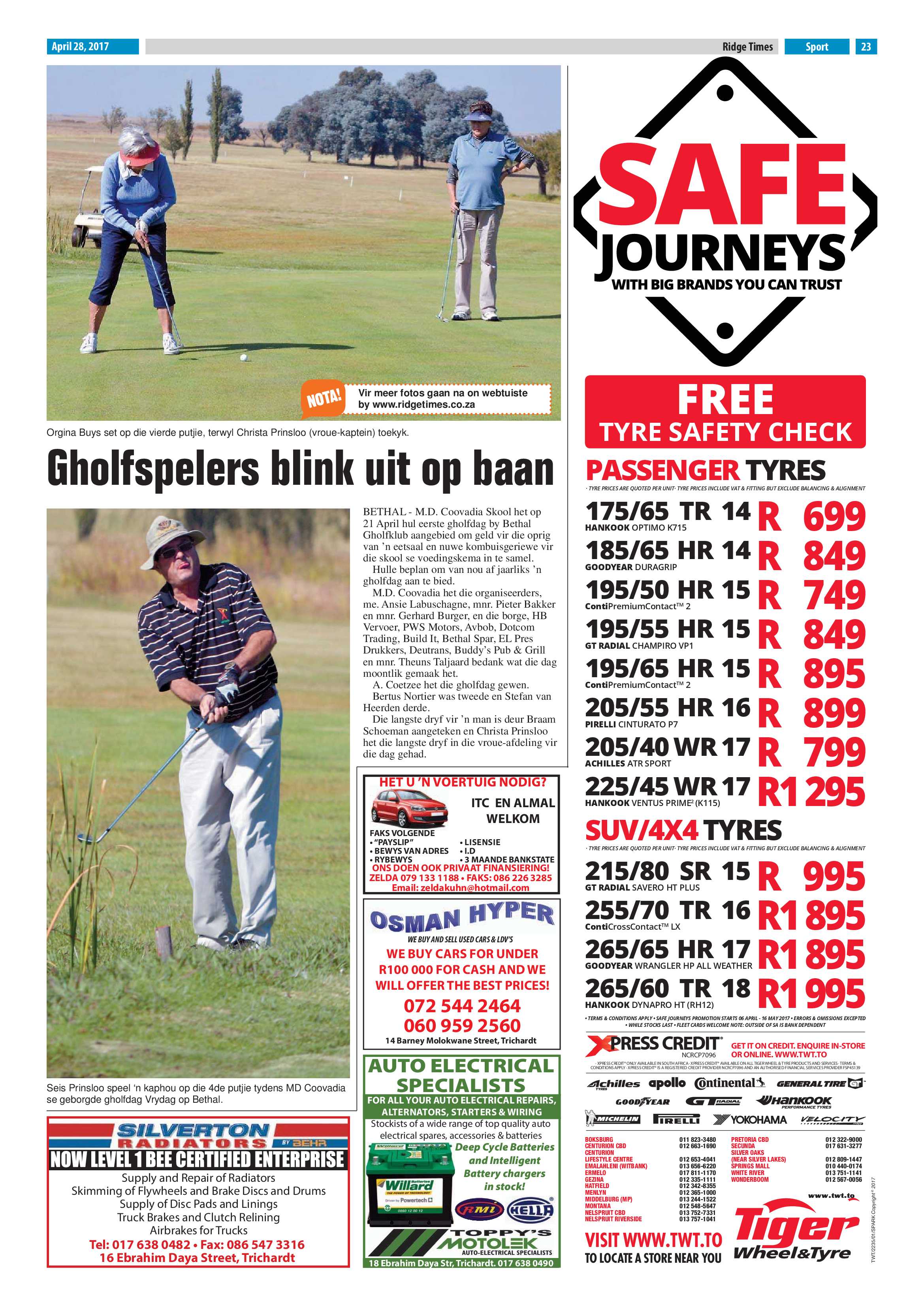 Ridge Times, 28 April 2017 page 23