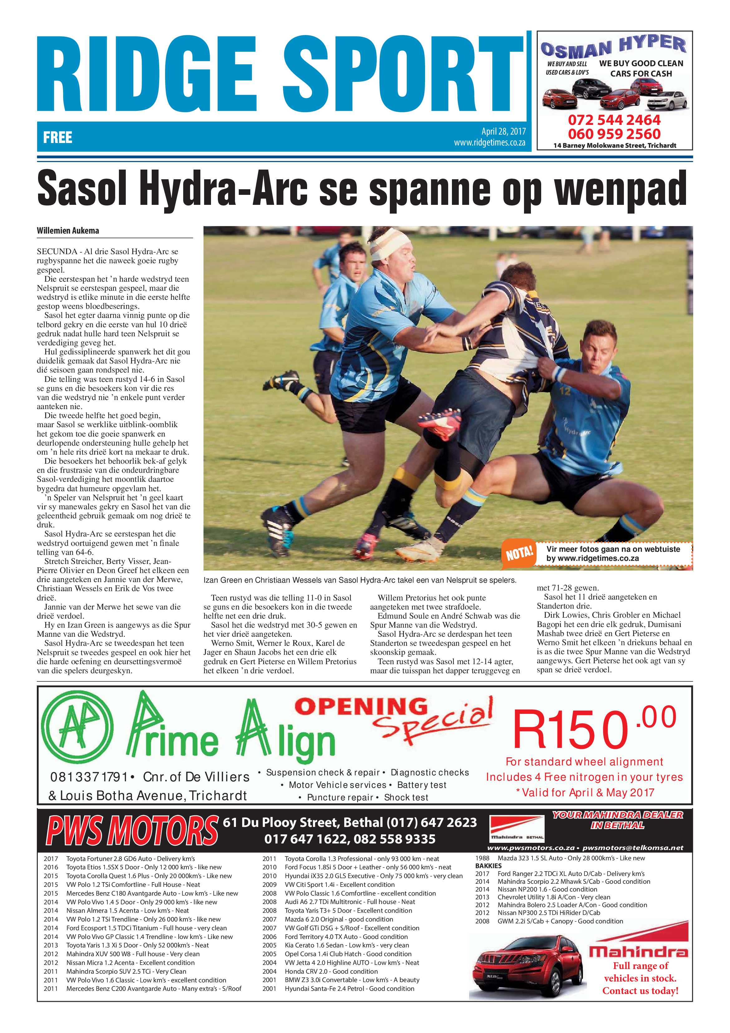 Ridge Times, 28 April 2017 page 24
