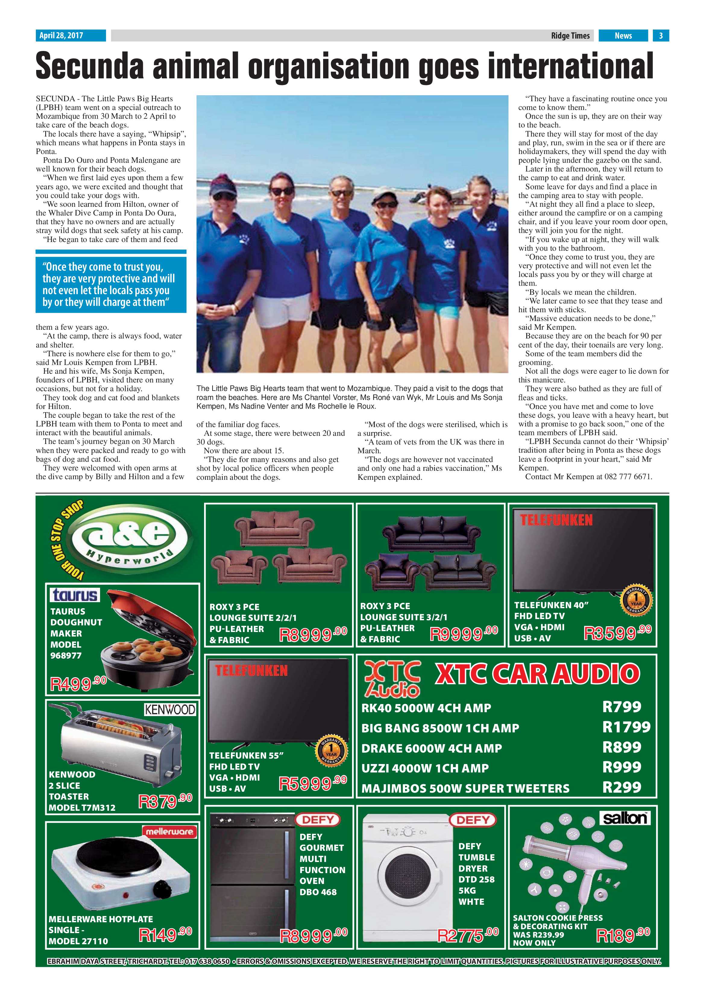 Ridge Times, 28 April 2017 page 3