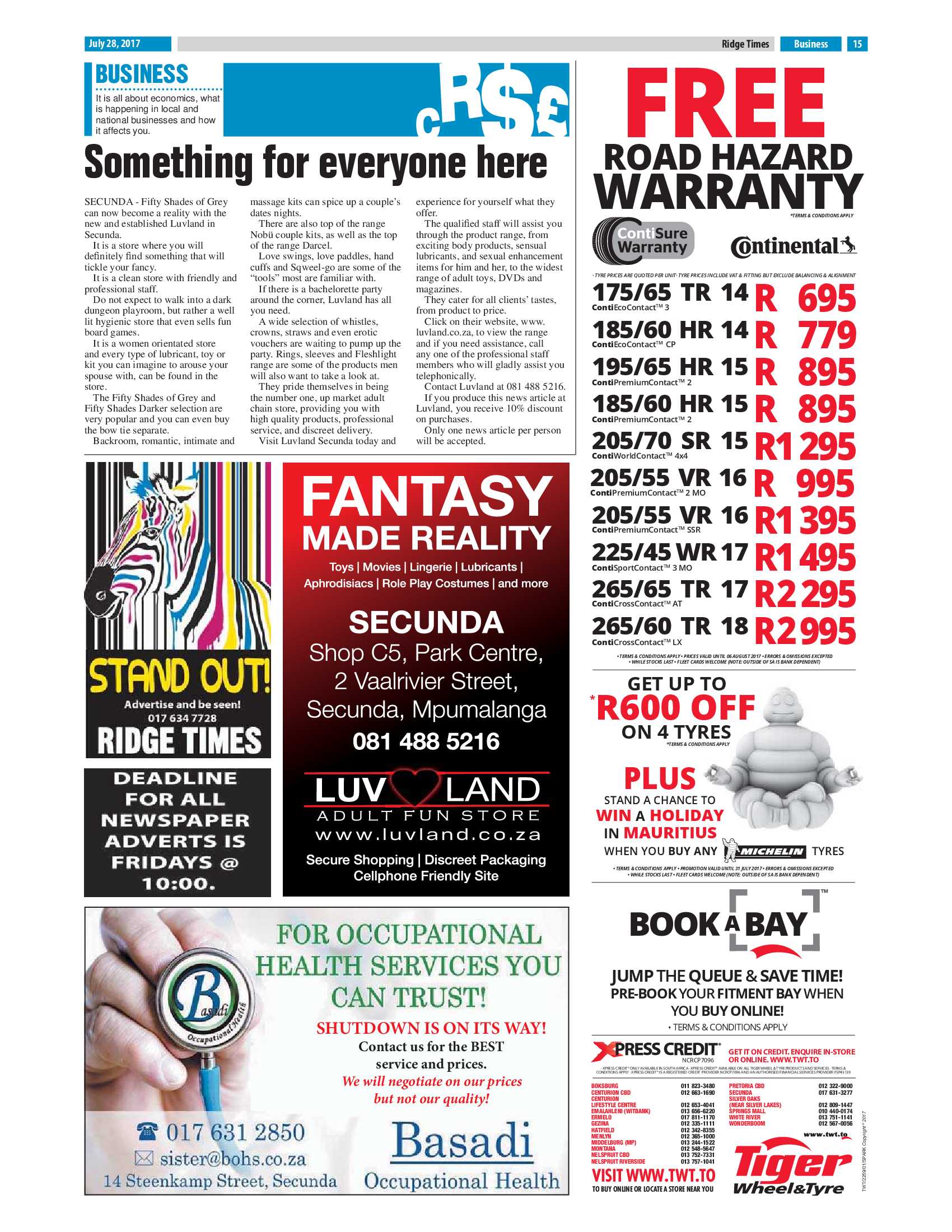 Ridge Times, 28 July 2017 page 15