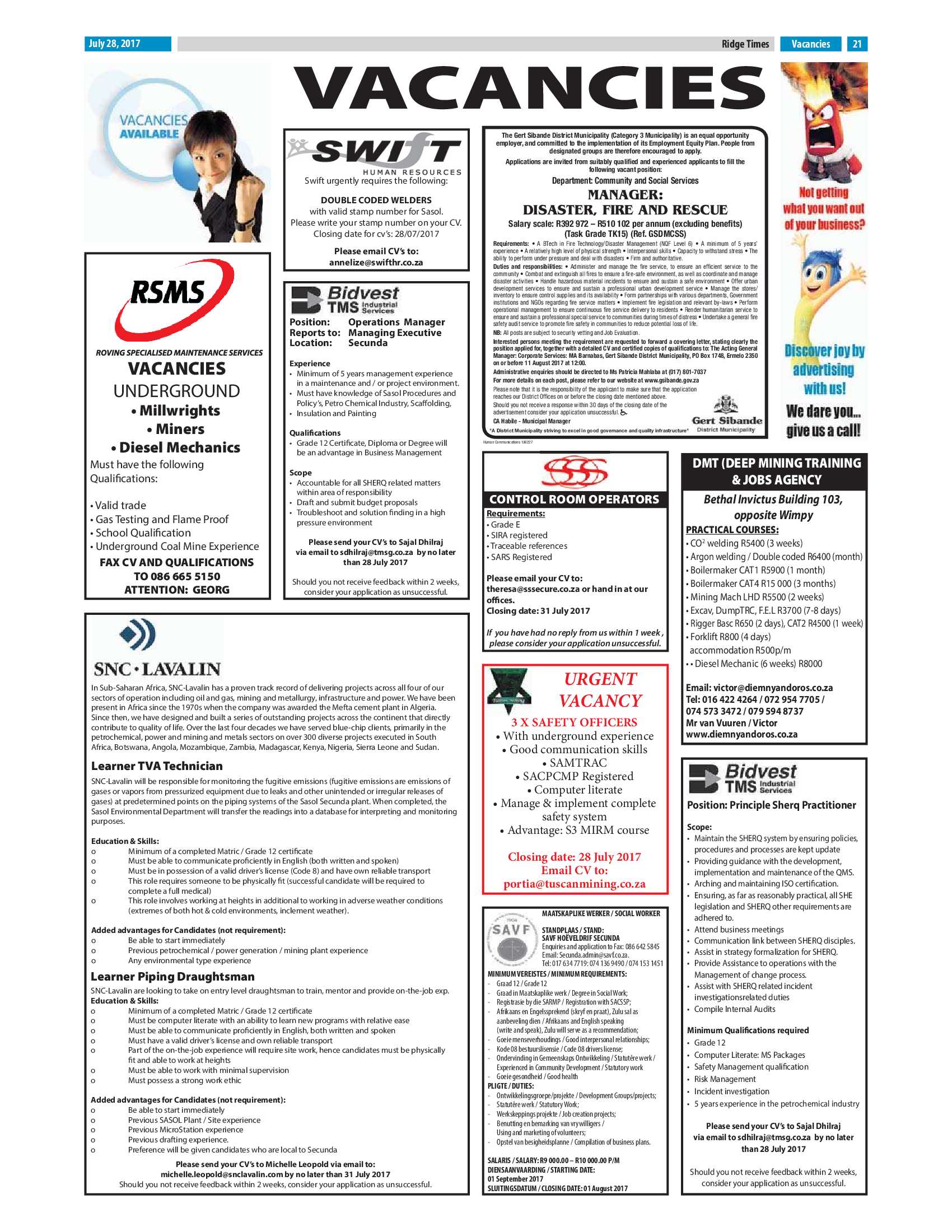 Ridge Times, 28 July 2017 page 21