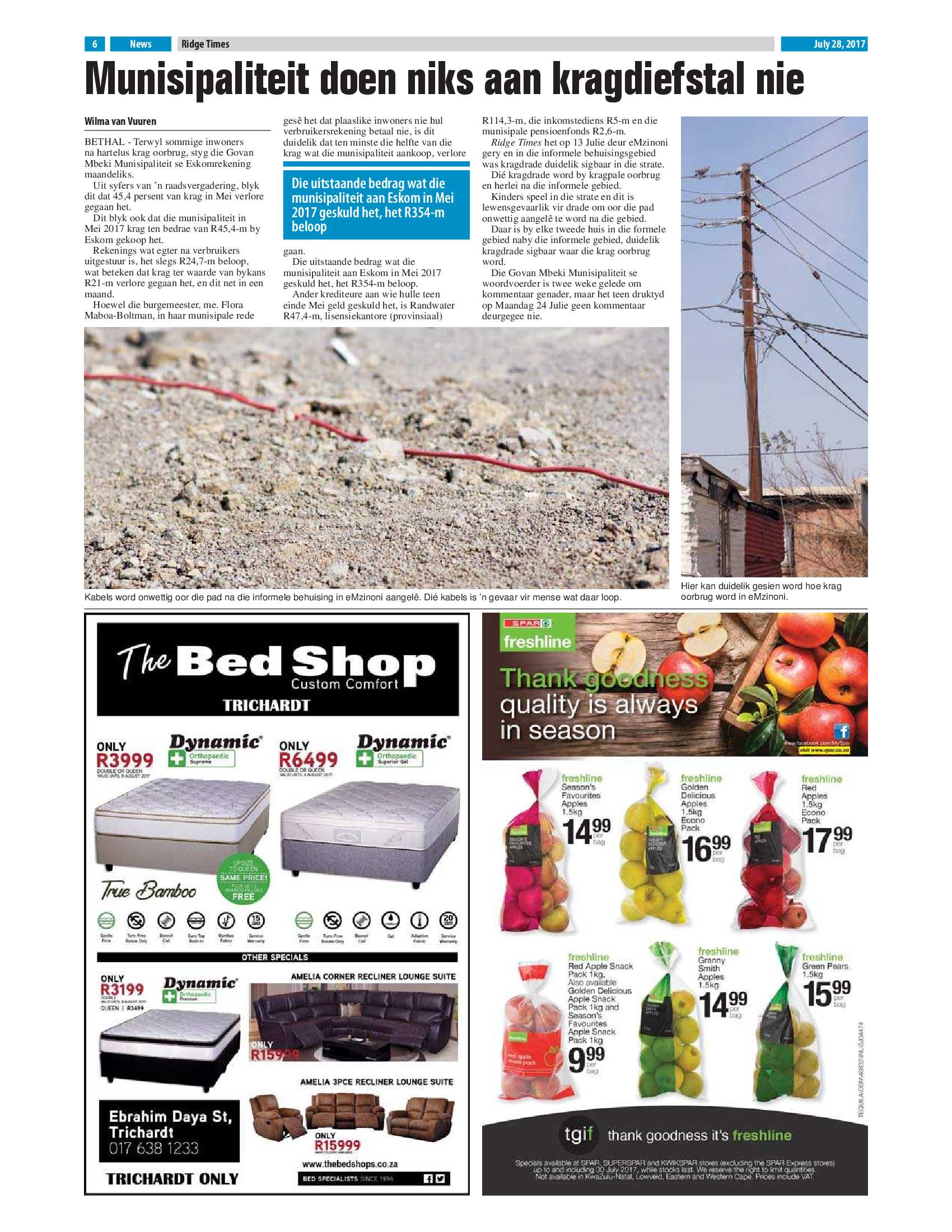Ridge Times, 28 July 2017 page 6