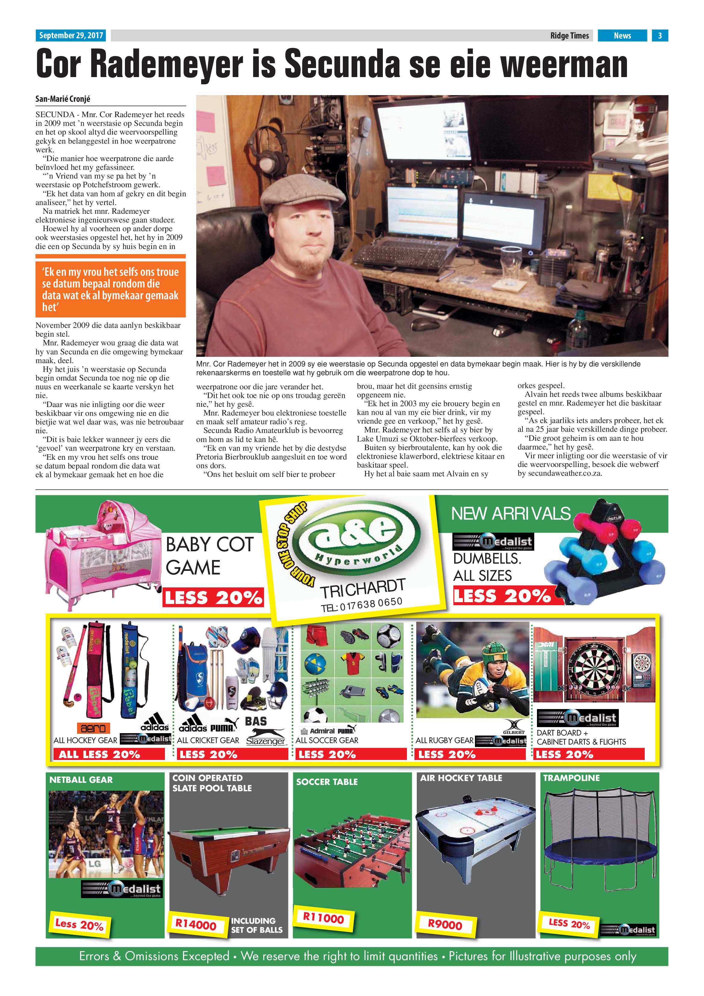 Ridge Times, 29 September 2017 page 3