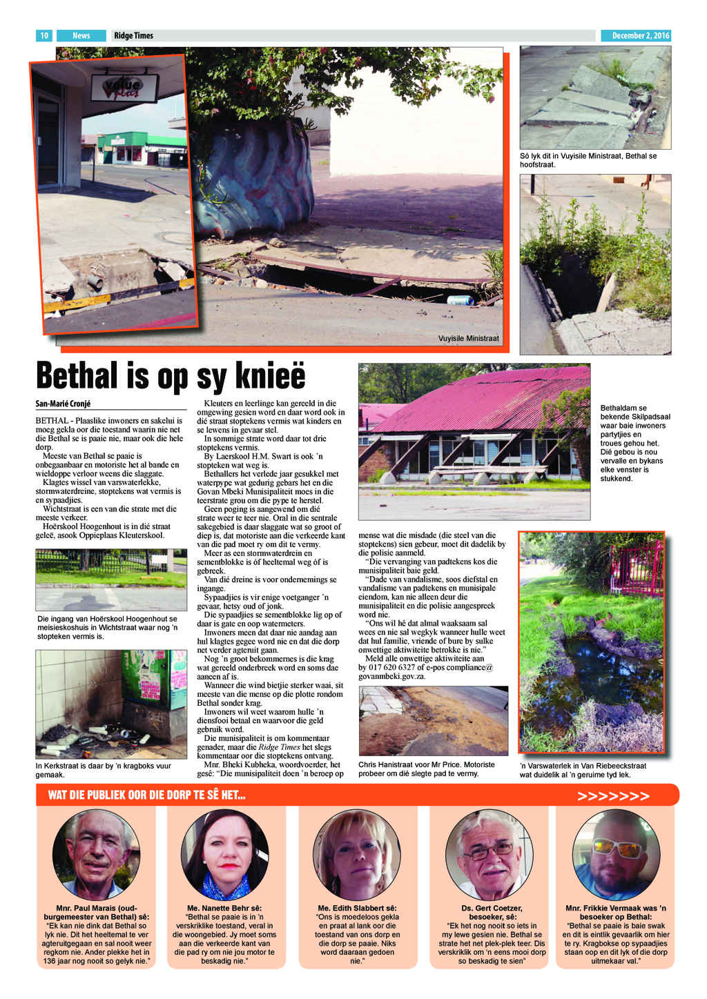 Ridge Times, 2 December 2016 page 10
