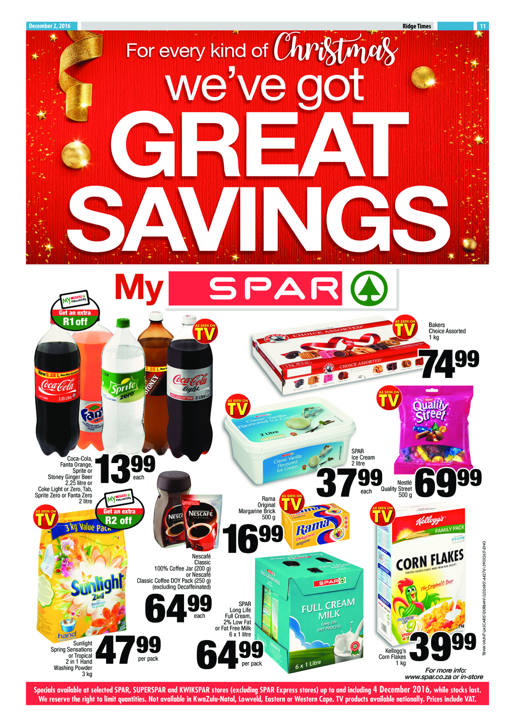 Ridge Times, 2 December 2016 page 11