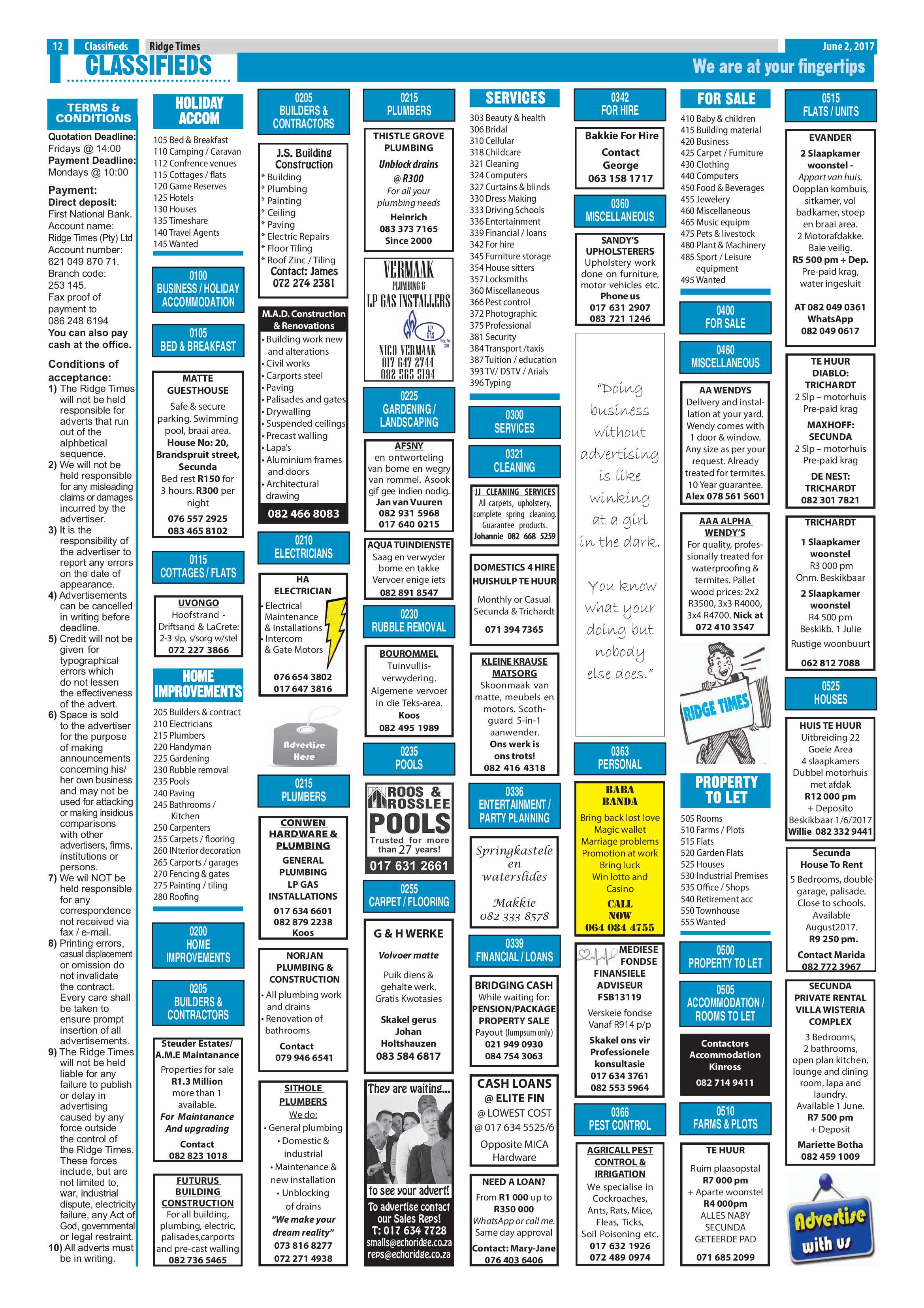 Ridge Times, 2 June 2017 page 12