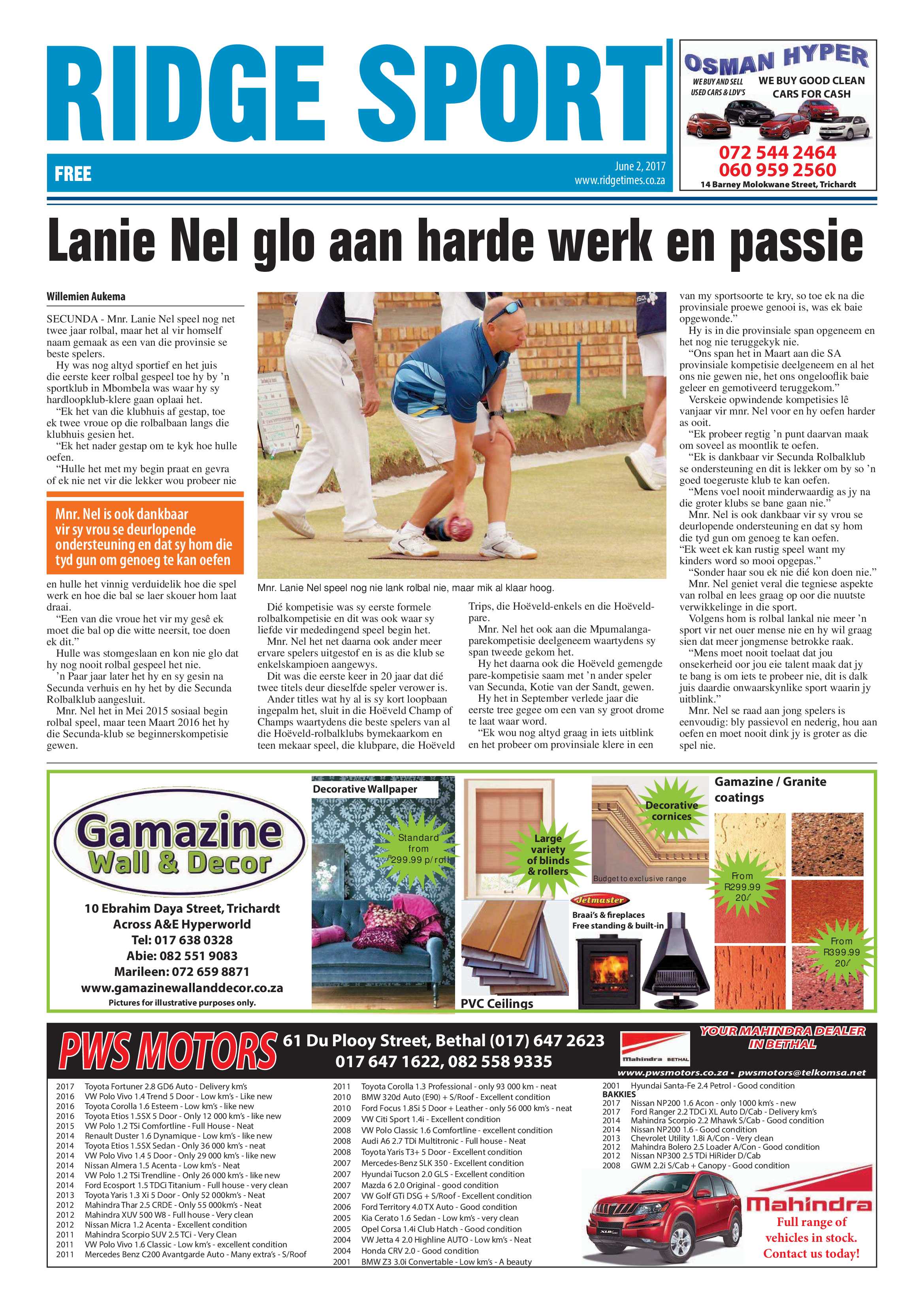 Ridge Times, 2 June 2017 page 16